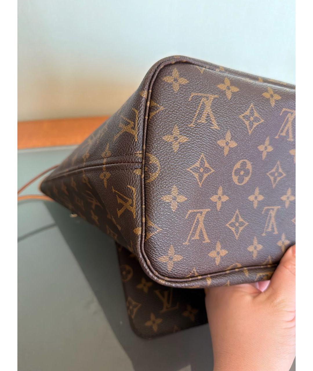 LOUIS VUITTON Коричневая сумка тоут, фото 6