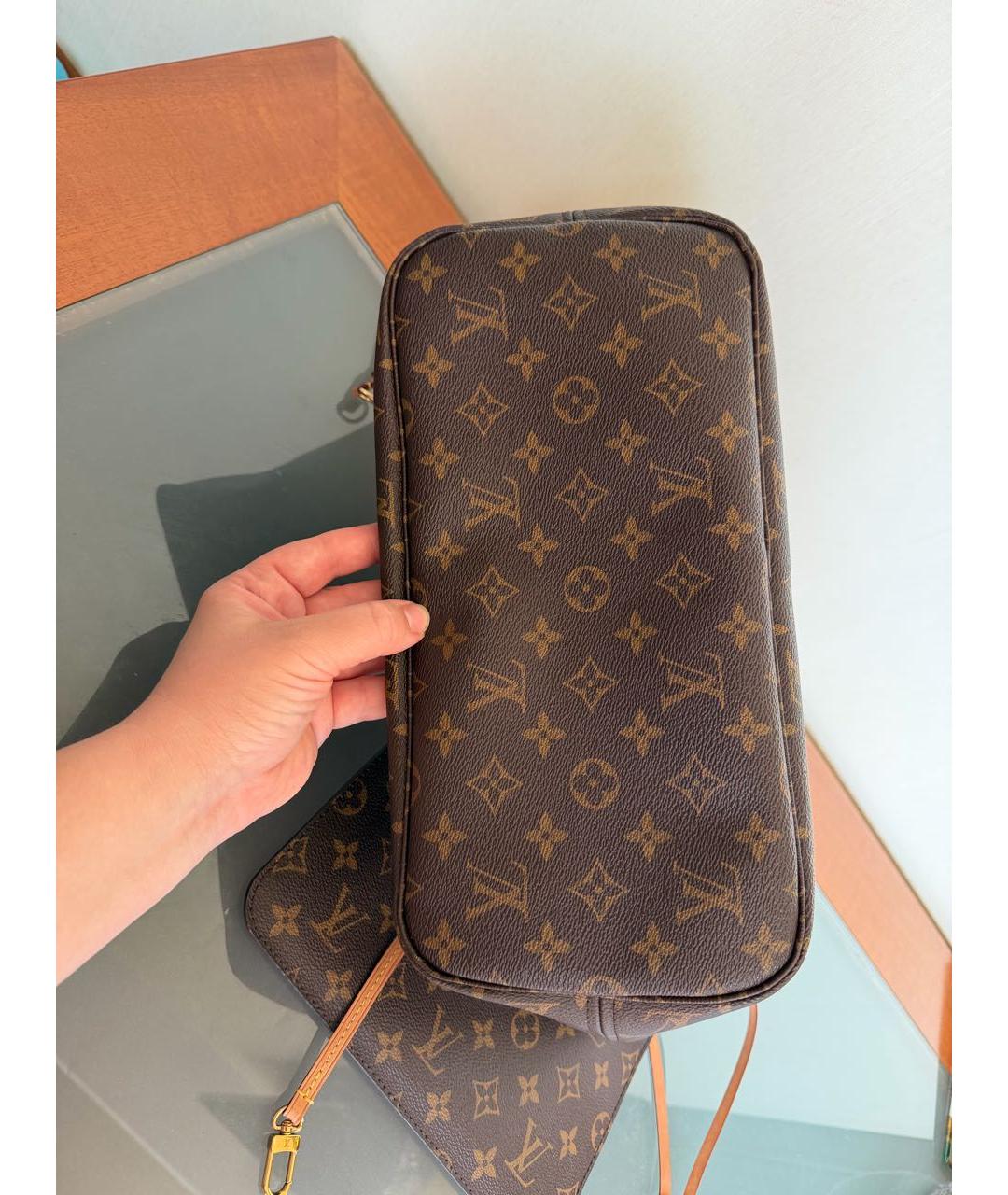 LOUIS VUITTON Коричневая сумка тоут, фото 4