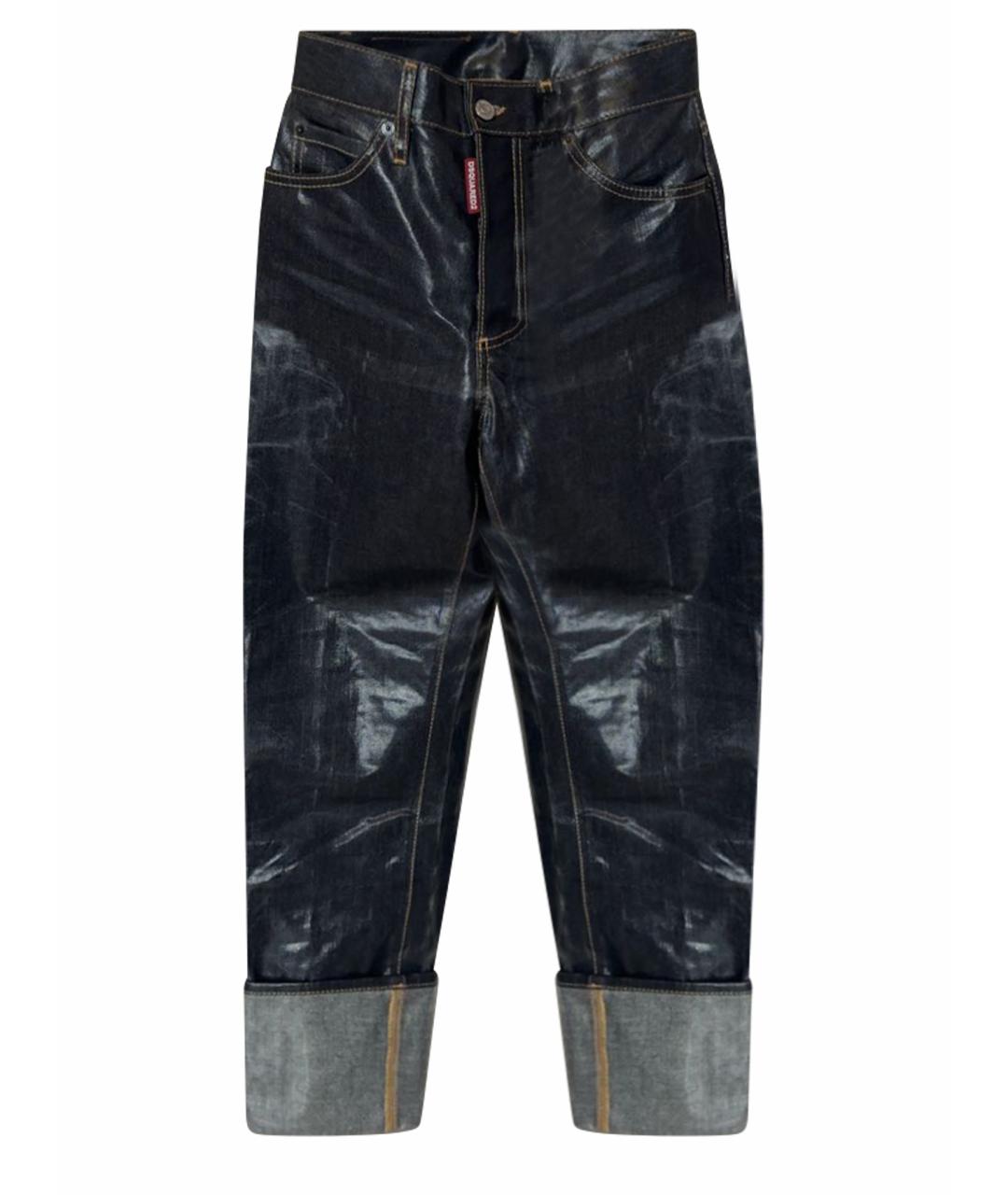 DSQUARED2 Темно-синие прямые джинсы, фото 1