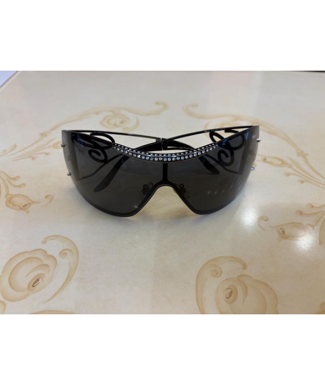 CHOPARD Черные металлические солнцезащитные очки, фото 6