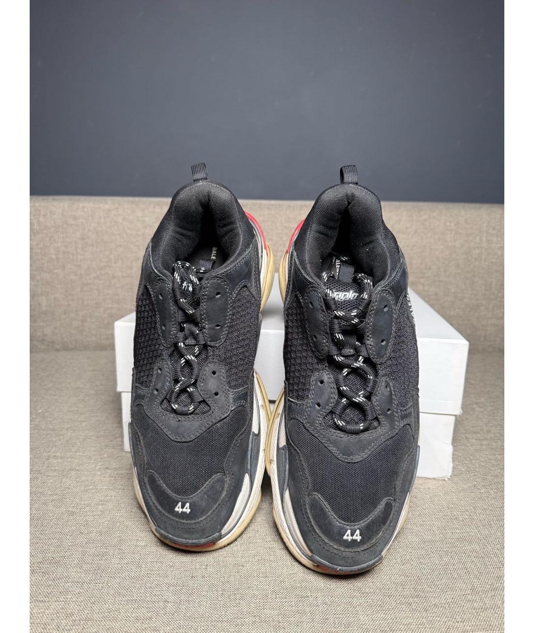 BALENCIAGA Черные высокие кроссовки / кеды, фото 4