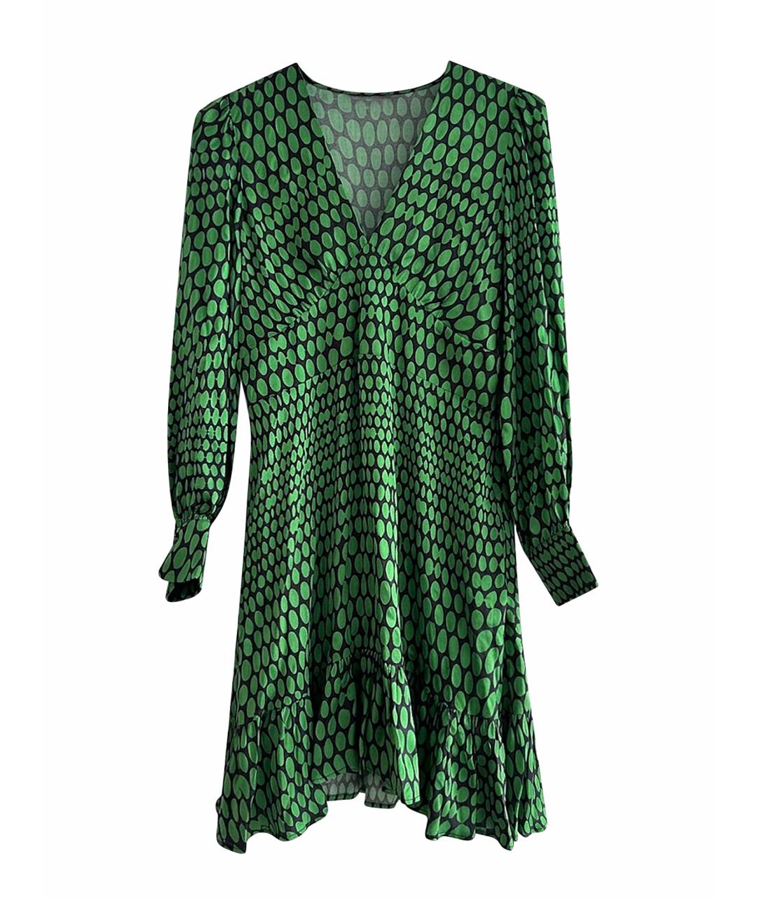 Tara Jarmon Зеленые вискозное повседневное платье, фото 1