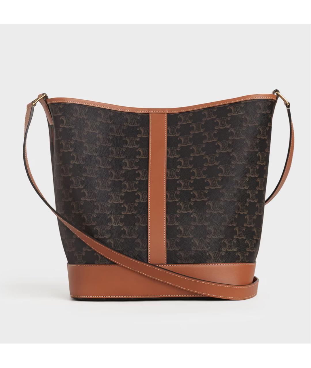 CELINE Коричневая сумка тоут, фото 3