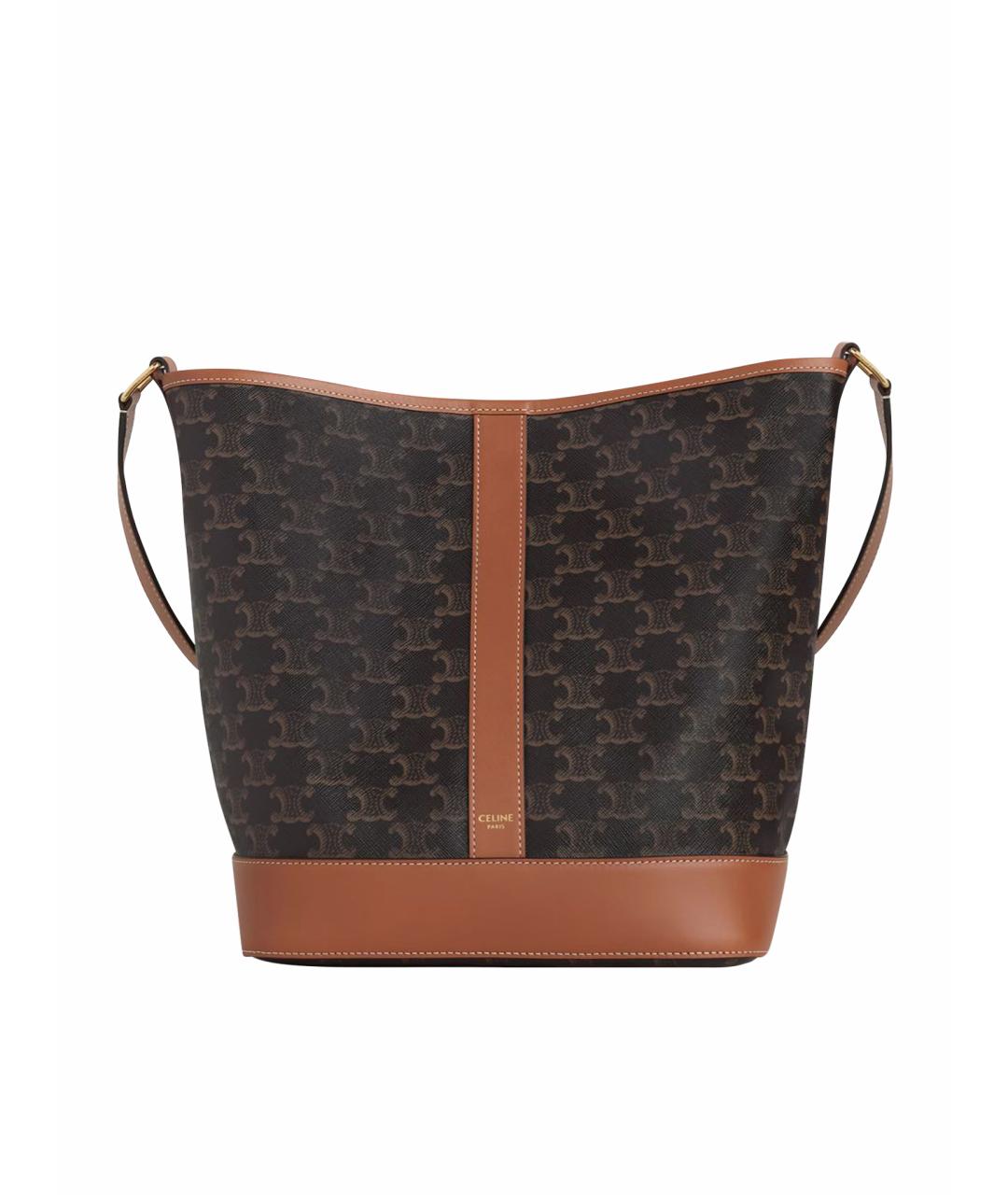 CELINE Коричневая сумка тоут, фото 1