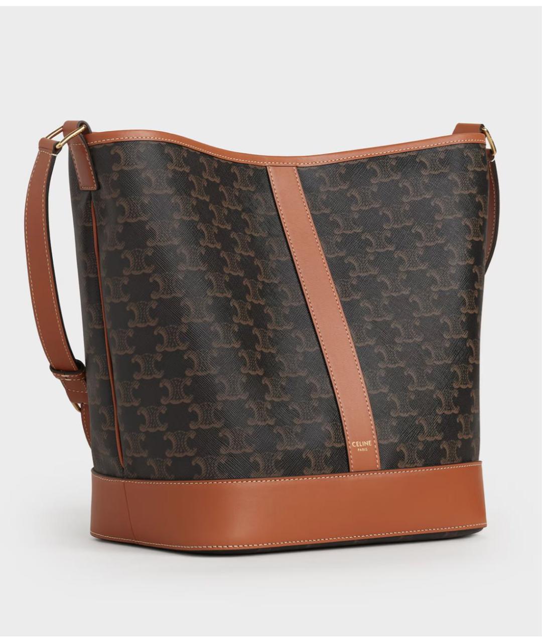 CELINE Коричневая сумка тоут, фото 2