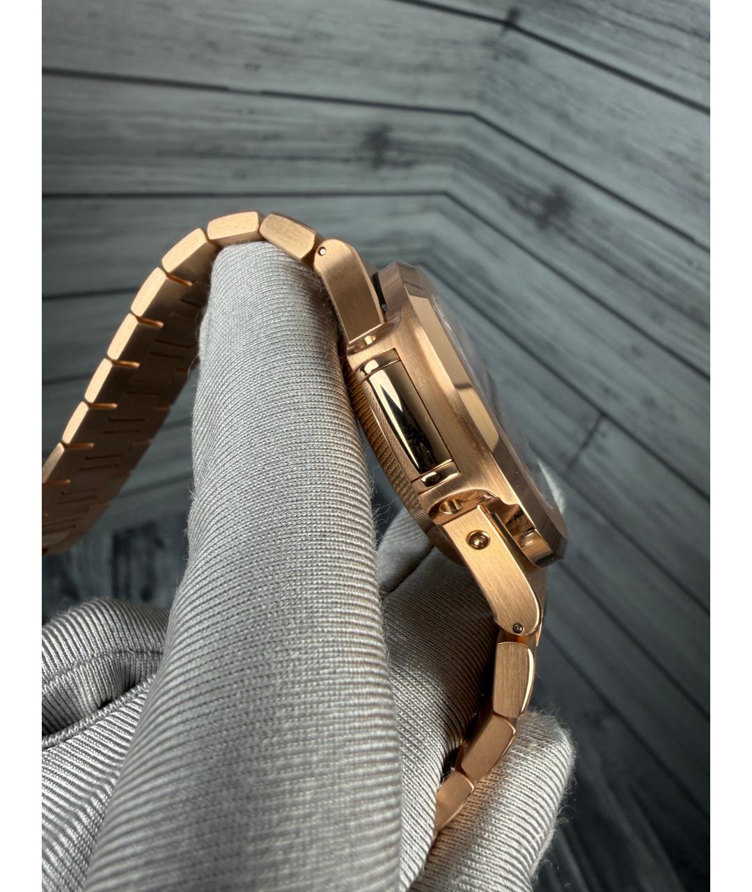 PATEK PHILIPPE Черные часы из розового золота, фото 6