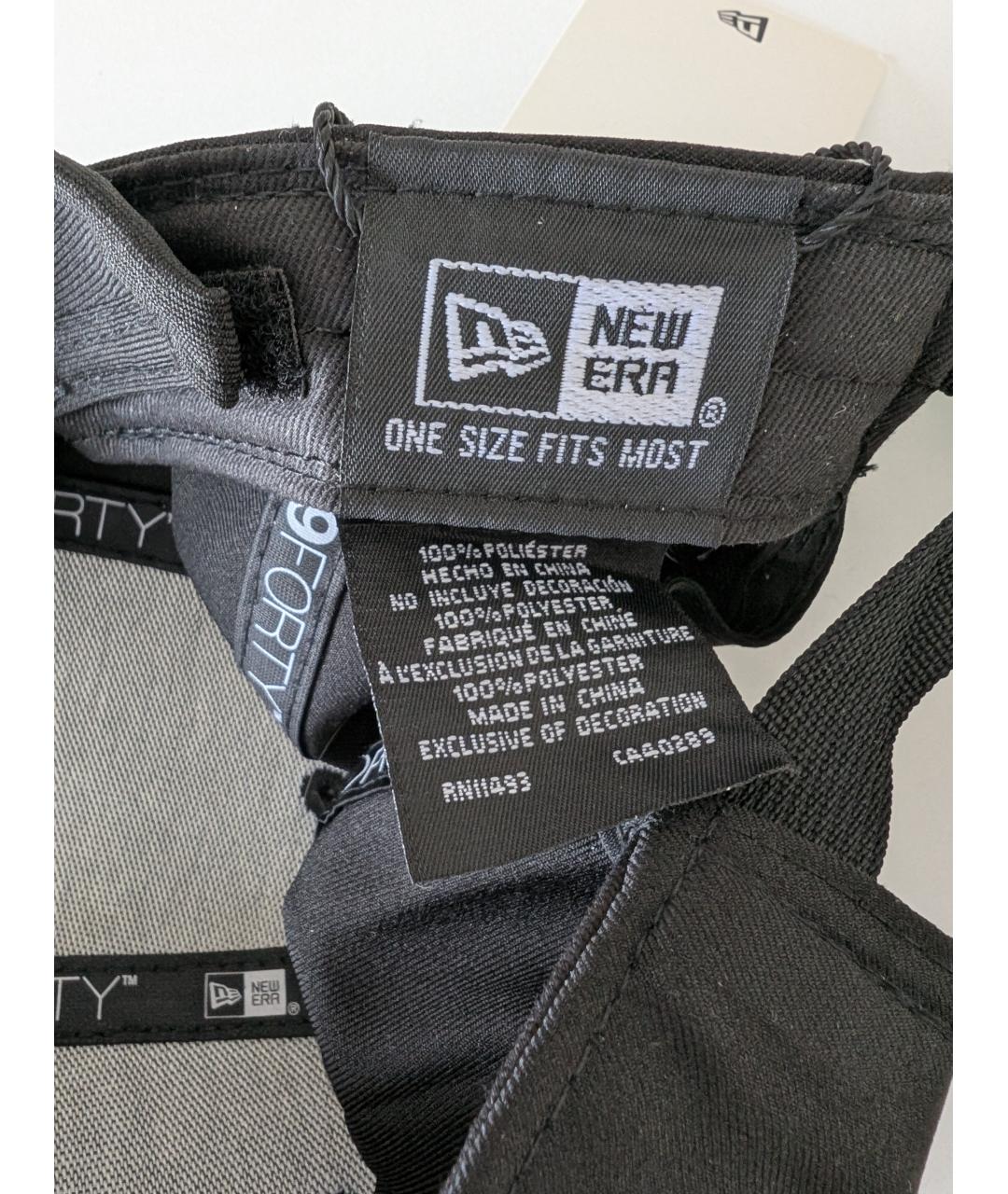 New Era Черная синтетическая кепка/бейсболка, фото 3