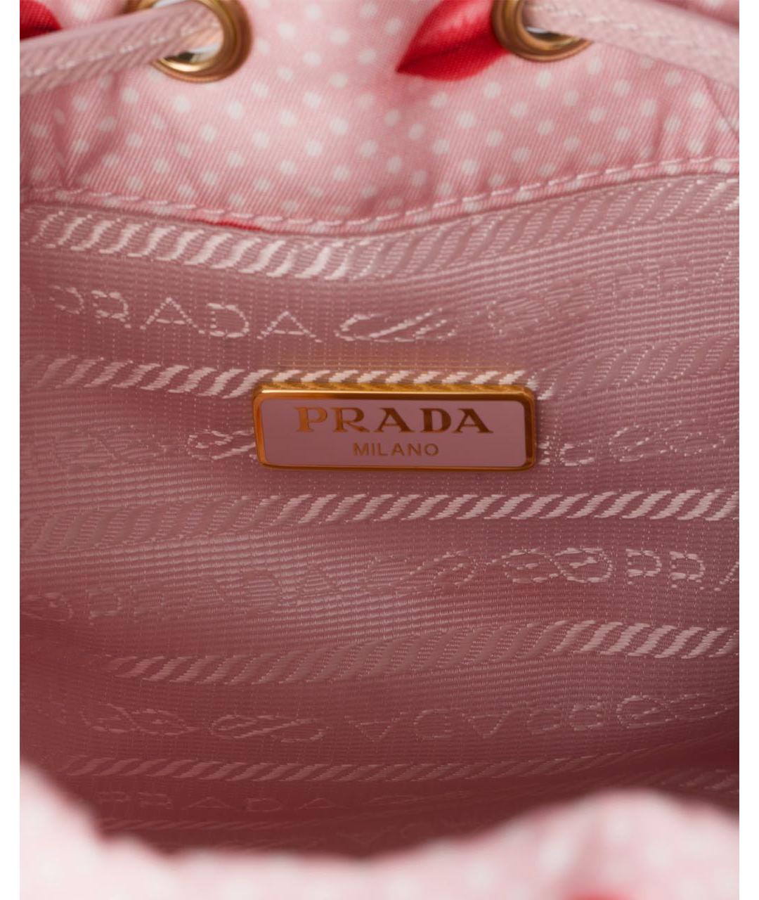 PRADA Розовая сумка с короткими ручками, фото 4