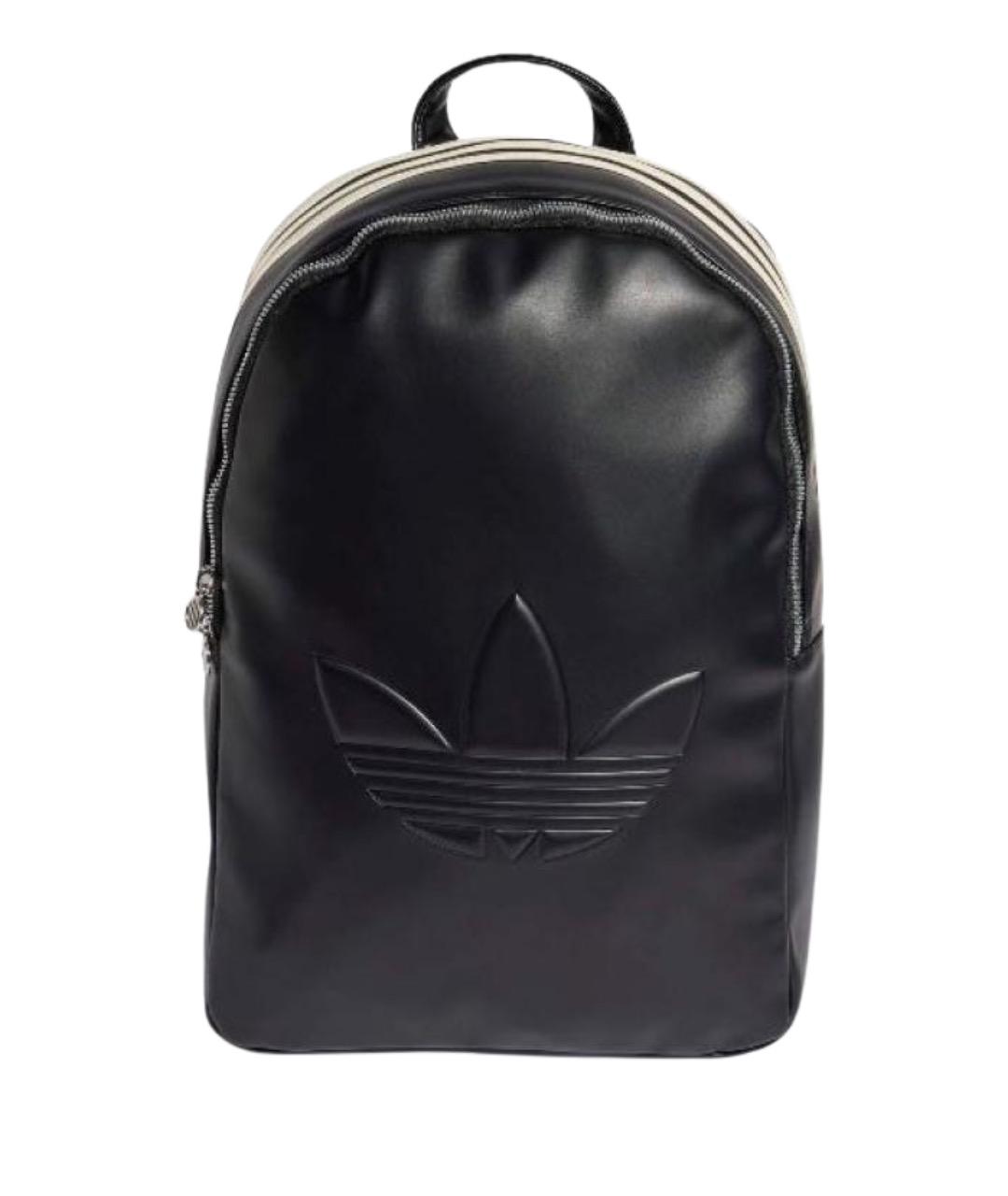 ADIDAS Черный рюкзак из искусственной кожи, фото 1