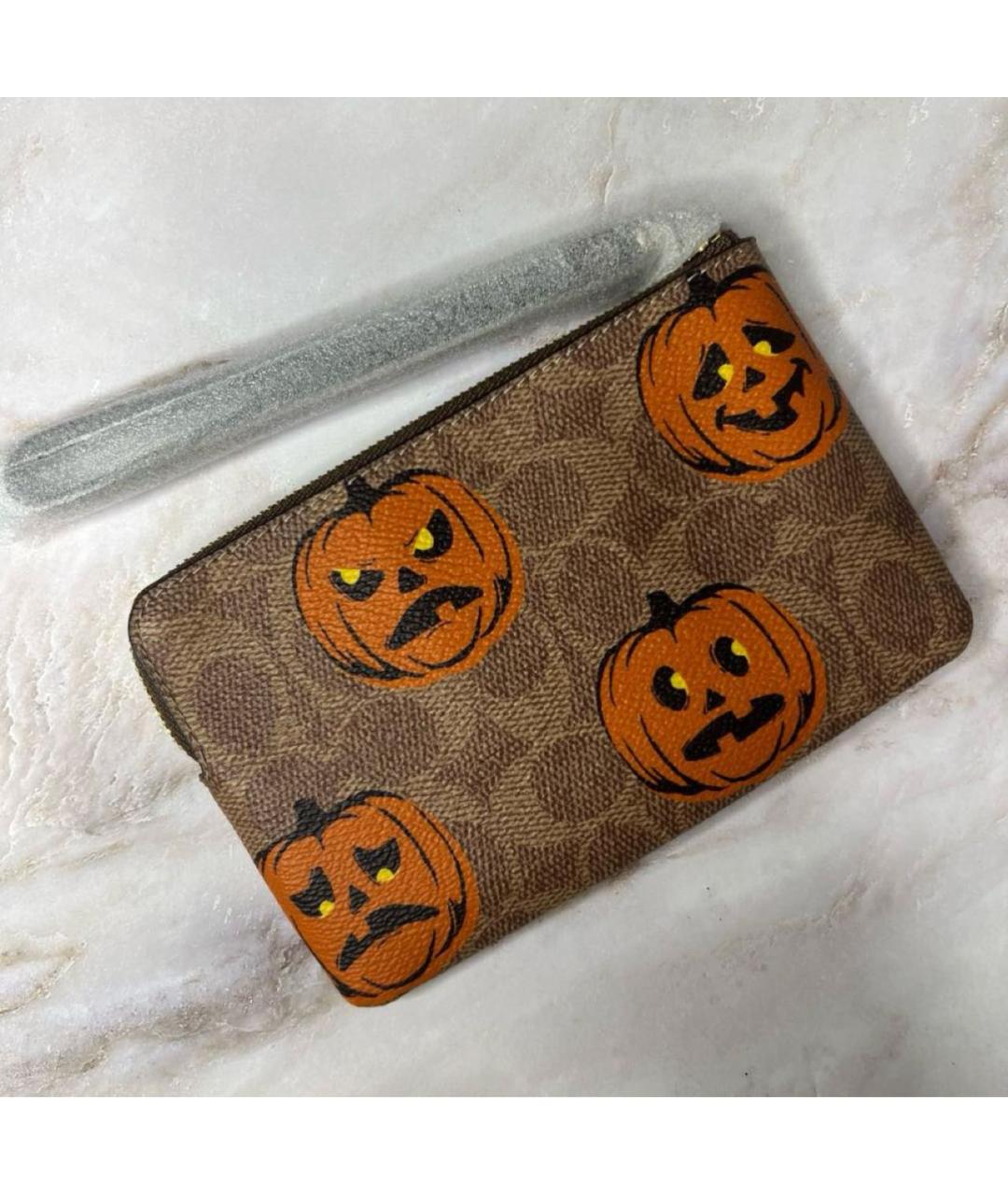 COACH Коричневый кошелек, фото 4