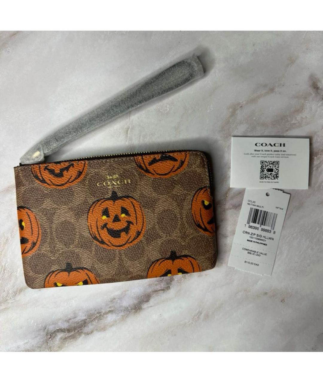 COACH Коричневый кошелек, фото 2