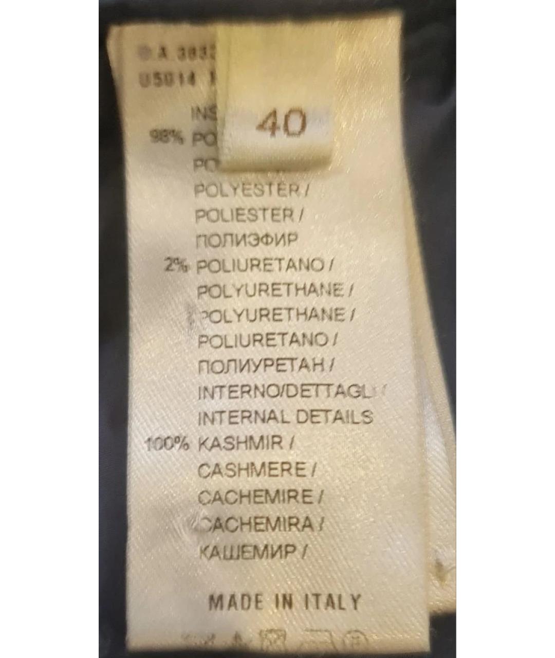 AGNONA Синяя полиэстеровая куртка, фото 5