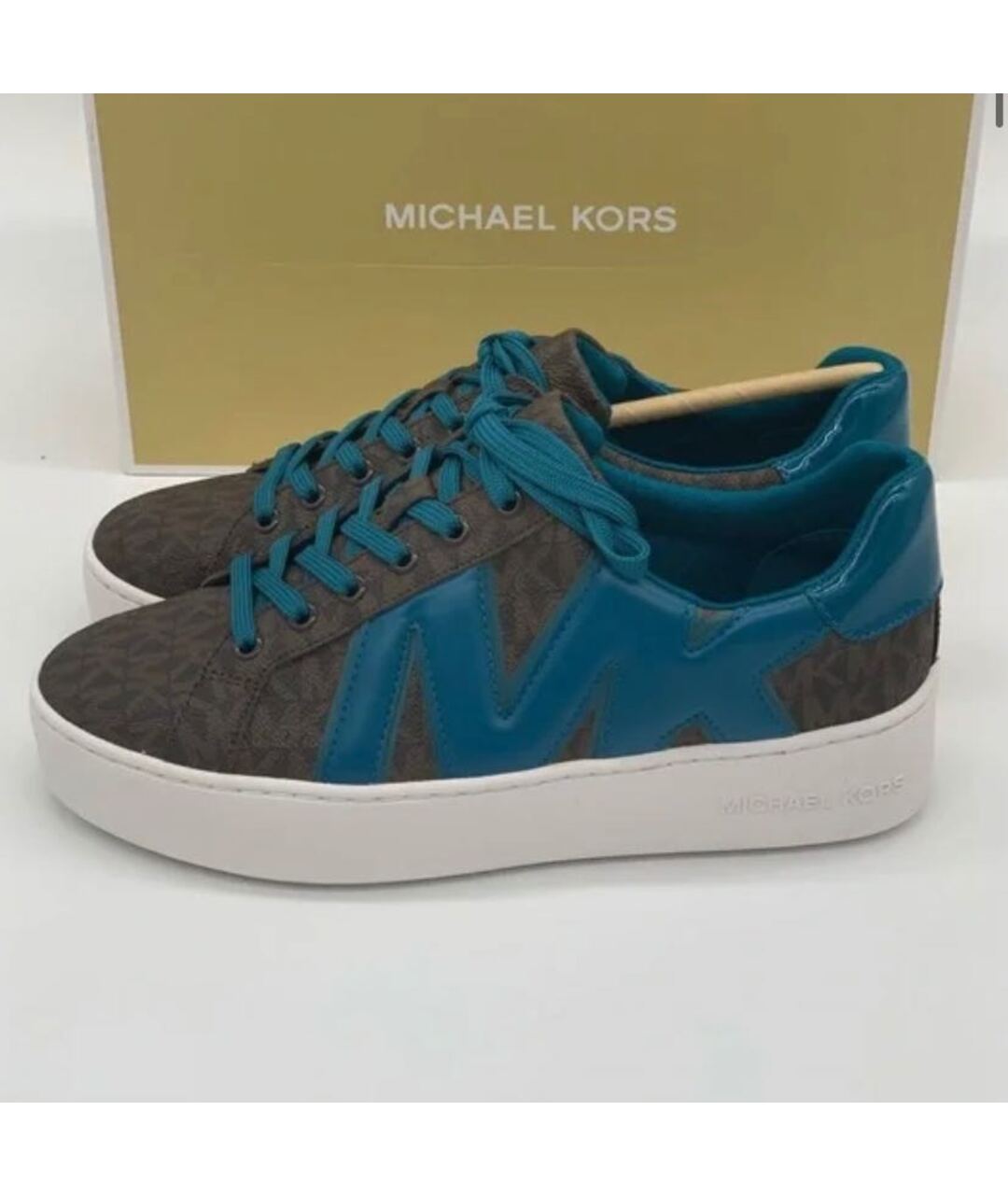 MICHAEL KORS Коричневые кроссовки, фото 3