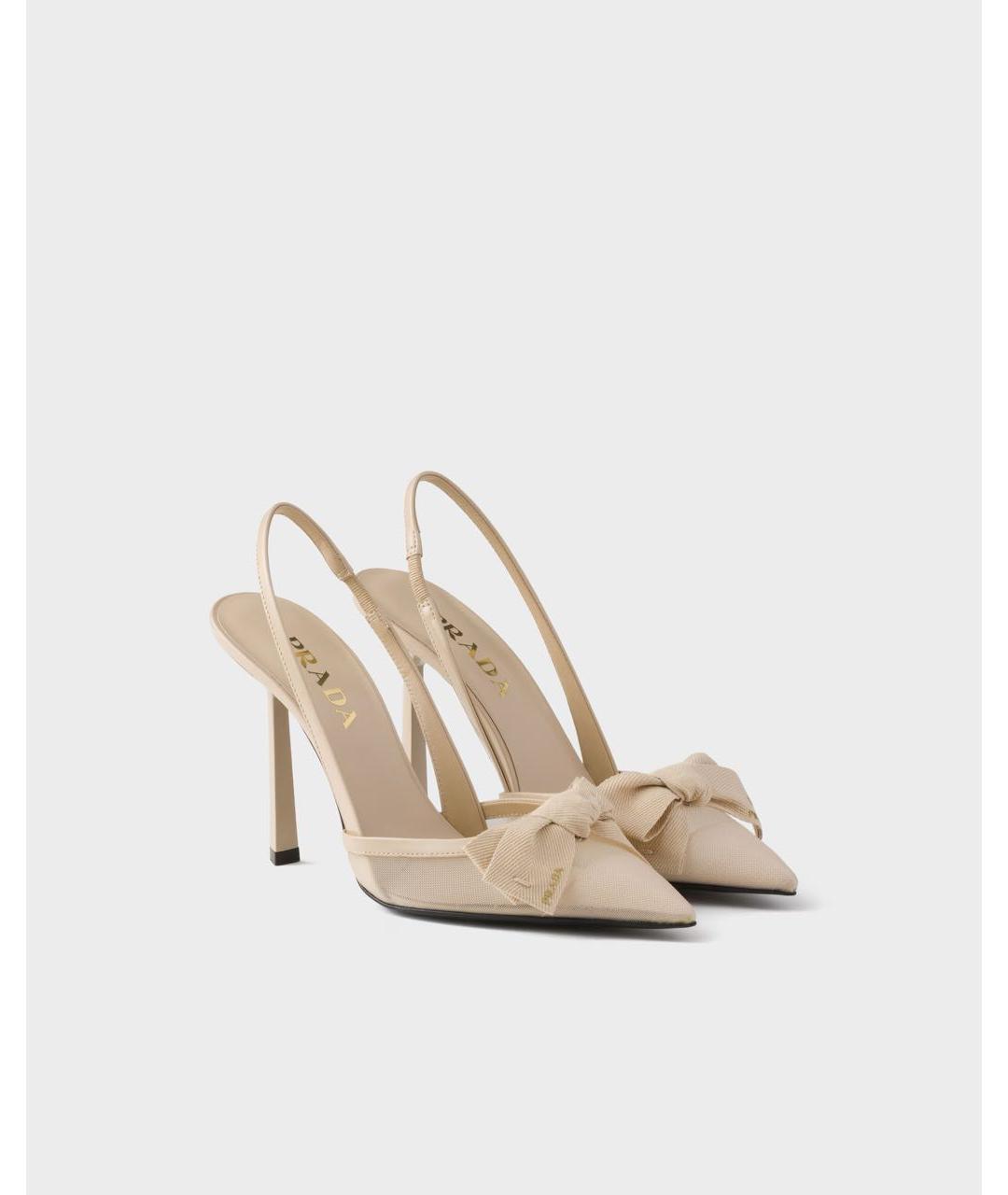 PRADA Бежевые туфли, фото 2