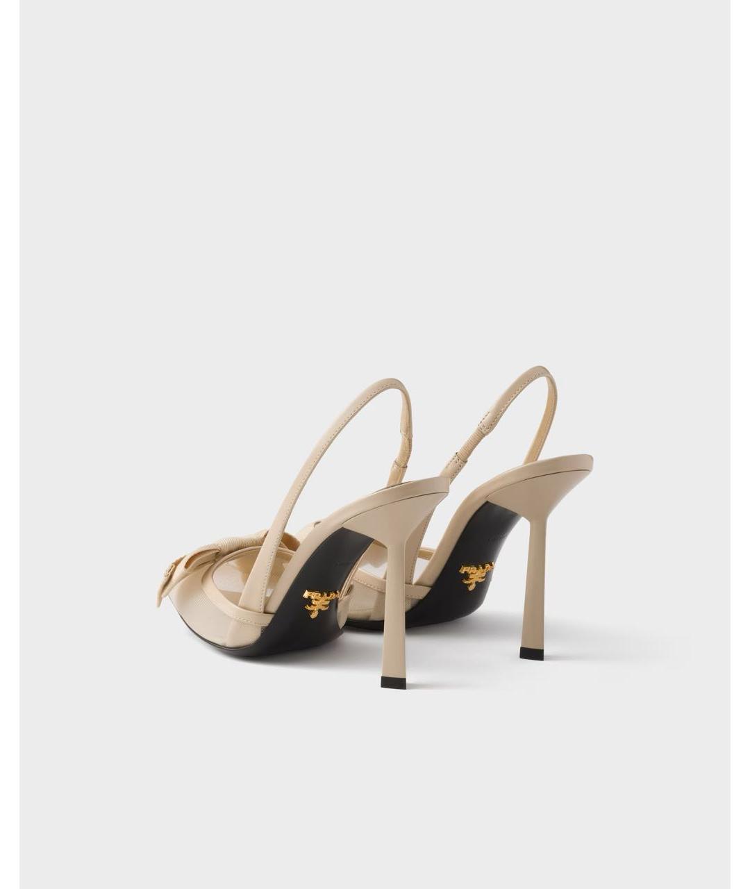 PRADA Бежевые туфли, фото 4