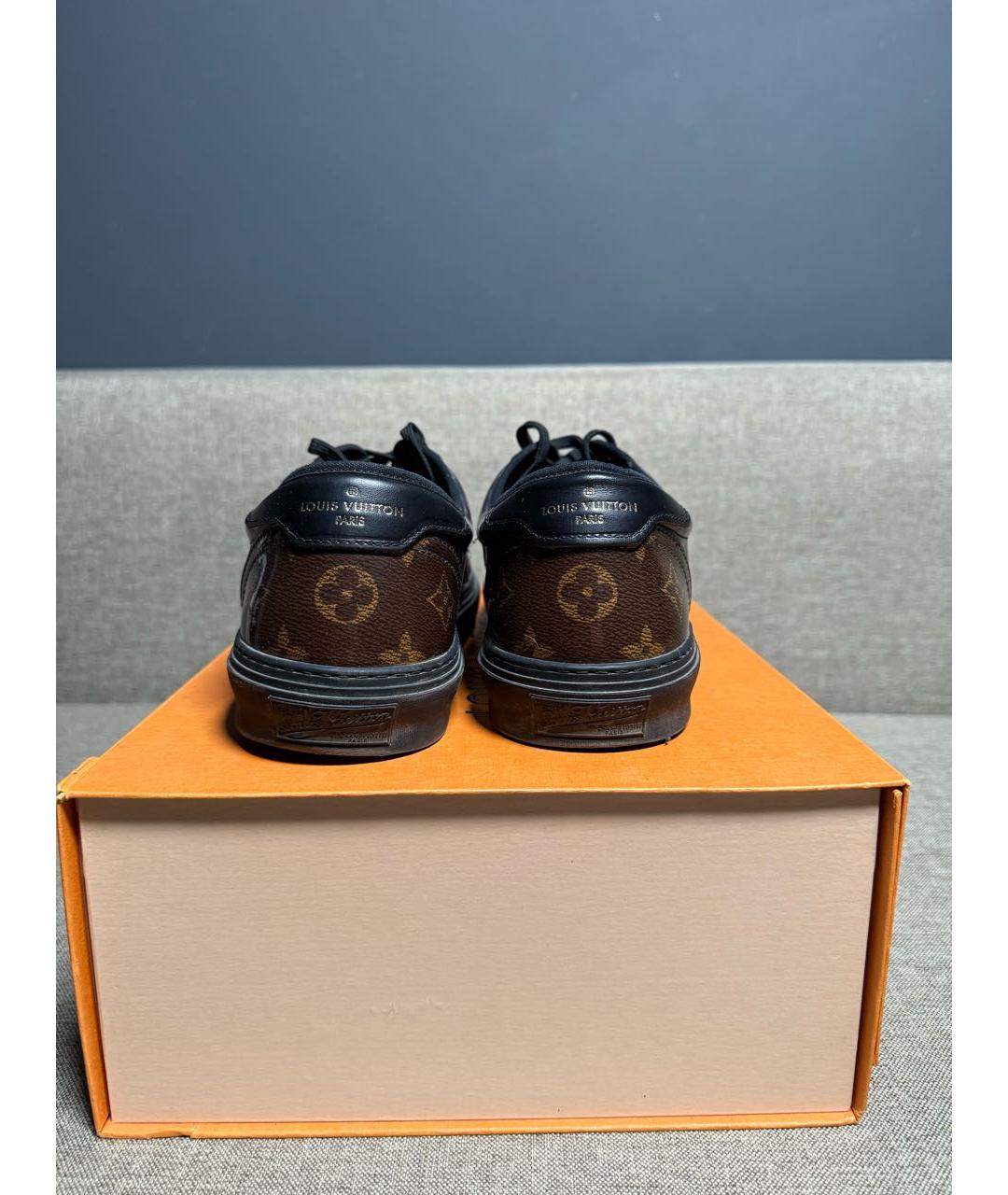 LOUIS VUITTON Коричневые низкие кроссовки / кеды, фото 4