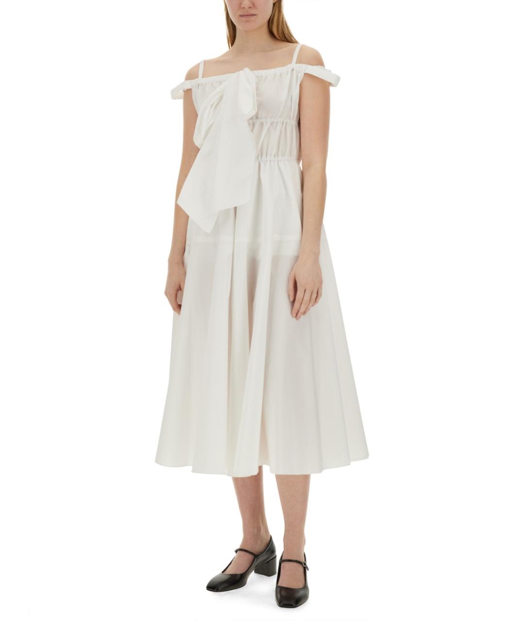 PATOU Белое полиэстеровое повседневное платье, фото 2