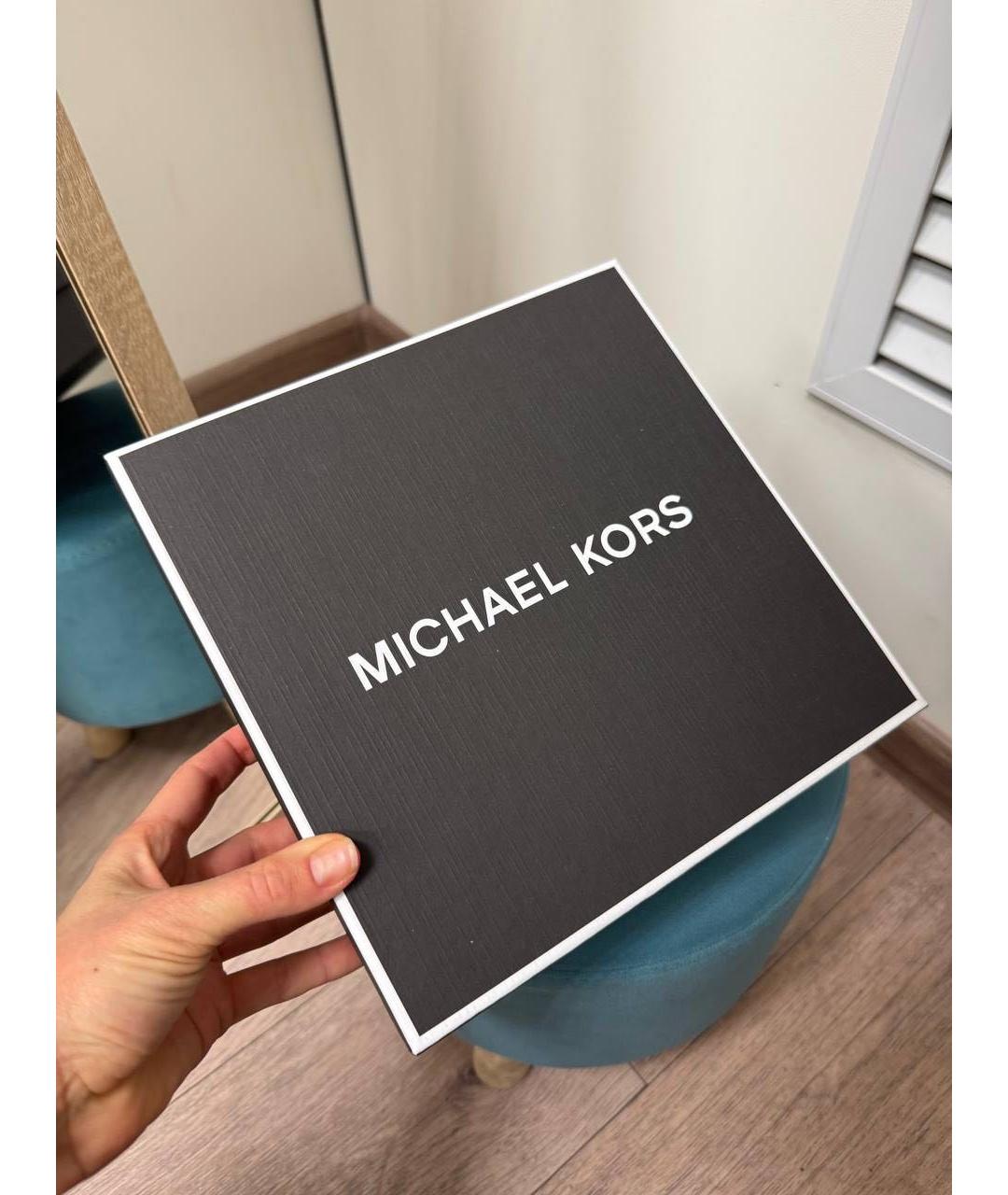 MICHAEL KORS Антрацитовый ремень, фото 2