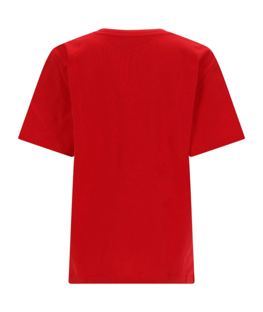 A.P.C. Красная хлопковая футболка, фото 2