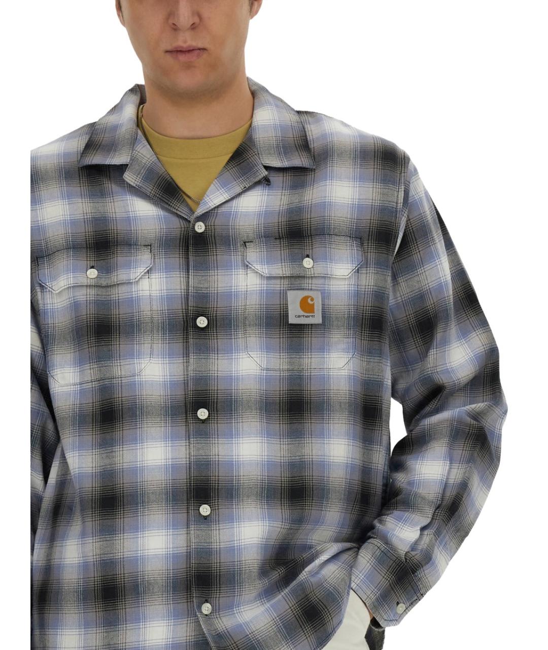 CARHARTT WIP Мульти хлопковая кэжуал рубашка, фото 4