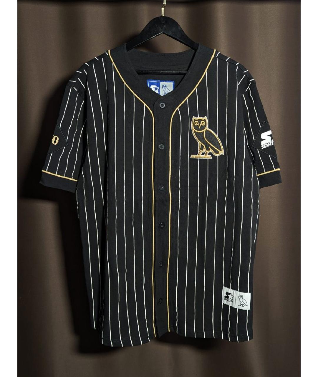 OVO by Drake Черная хлопковая кэжуал рубашка, фото 9