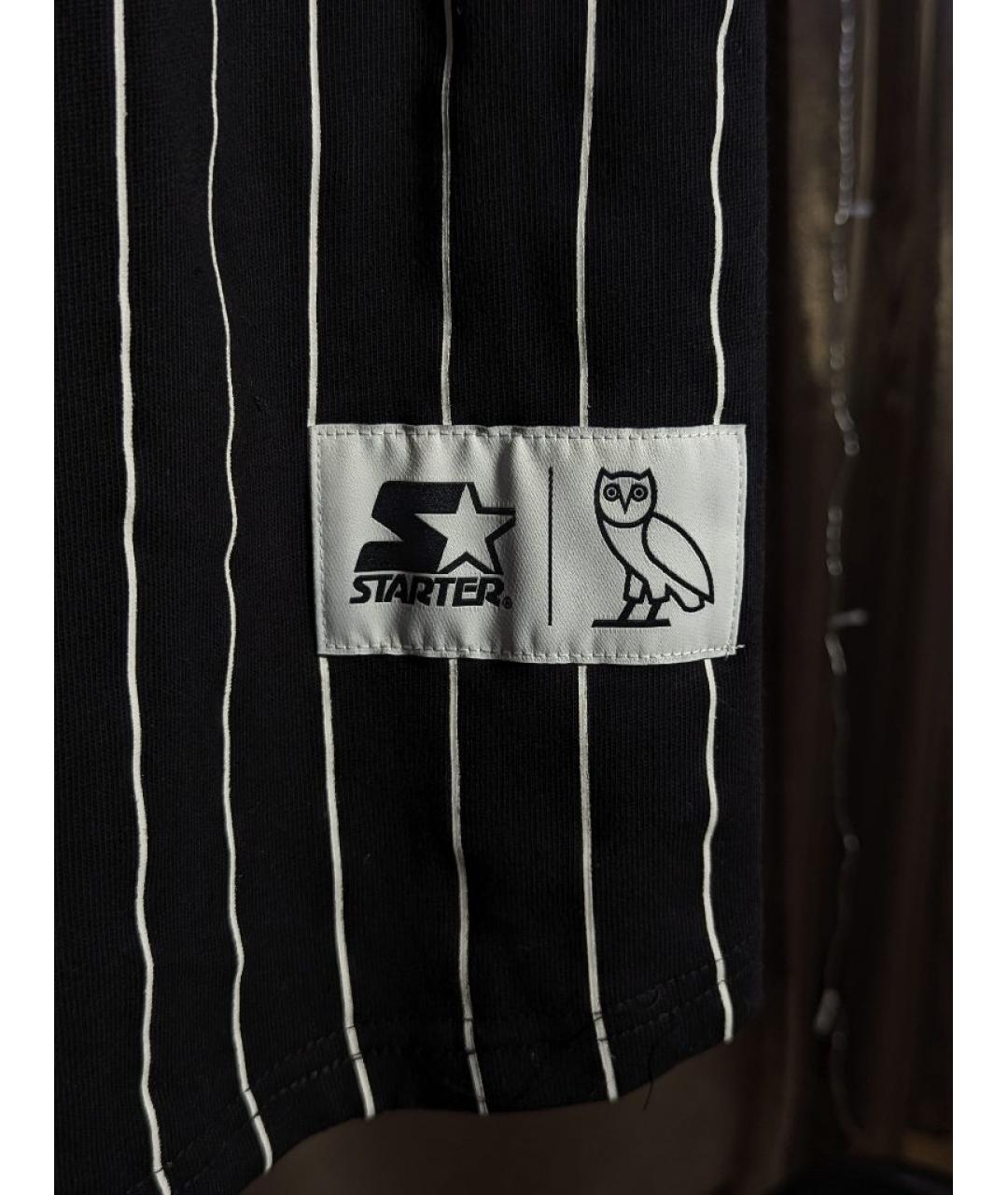 OVO by Drake Черная хлопковая кэжуал рубашка, фото 5