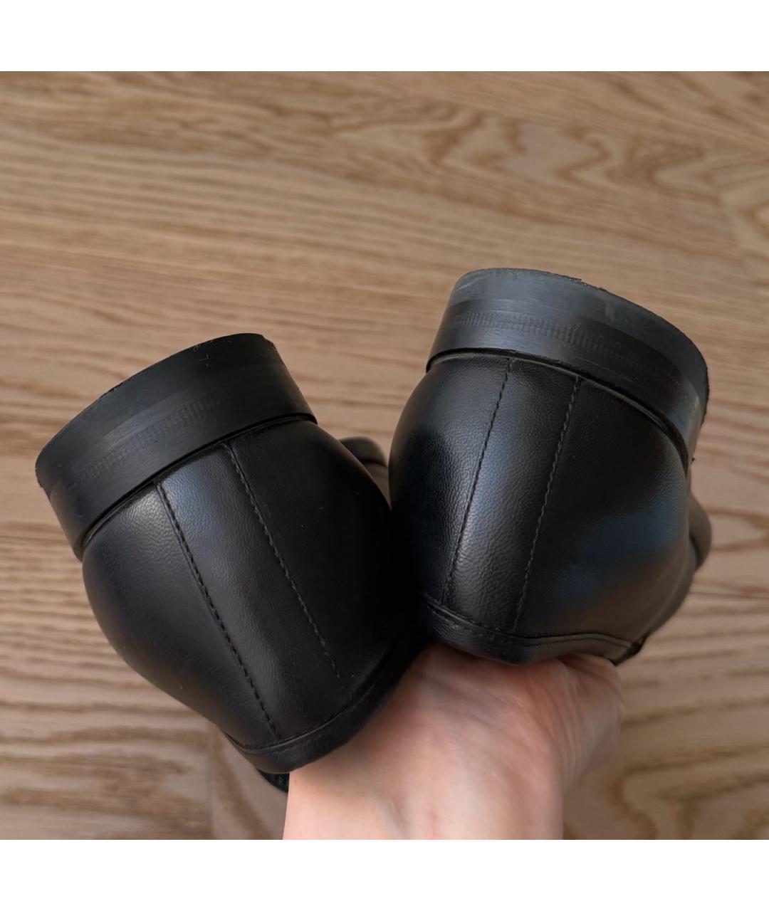 GUCCI Черные кожаные лоферы, фото 8