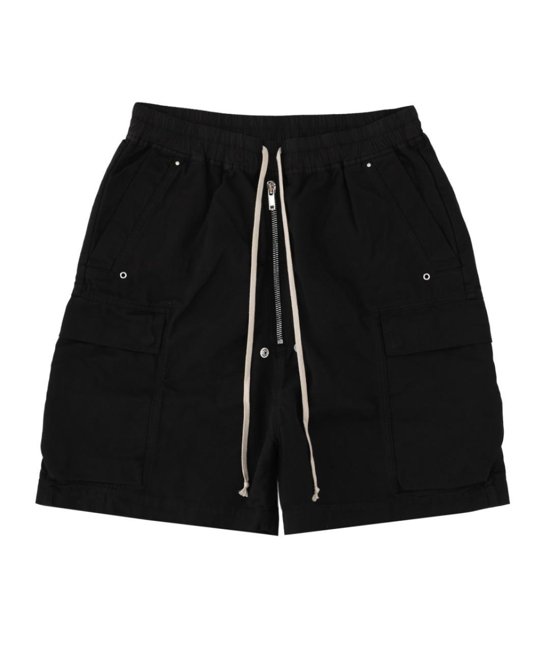 RICK OWENS DRKSHDW Черные хлопковые шорты, фото 1