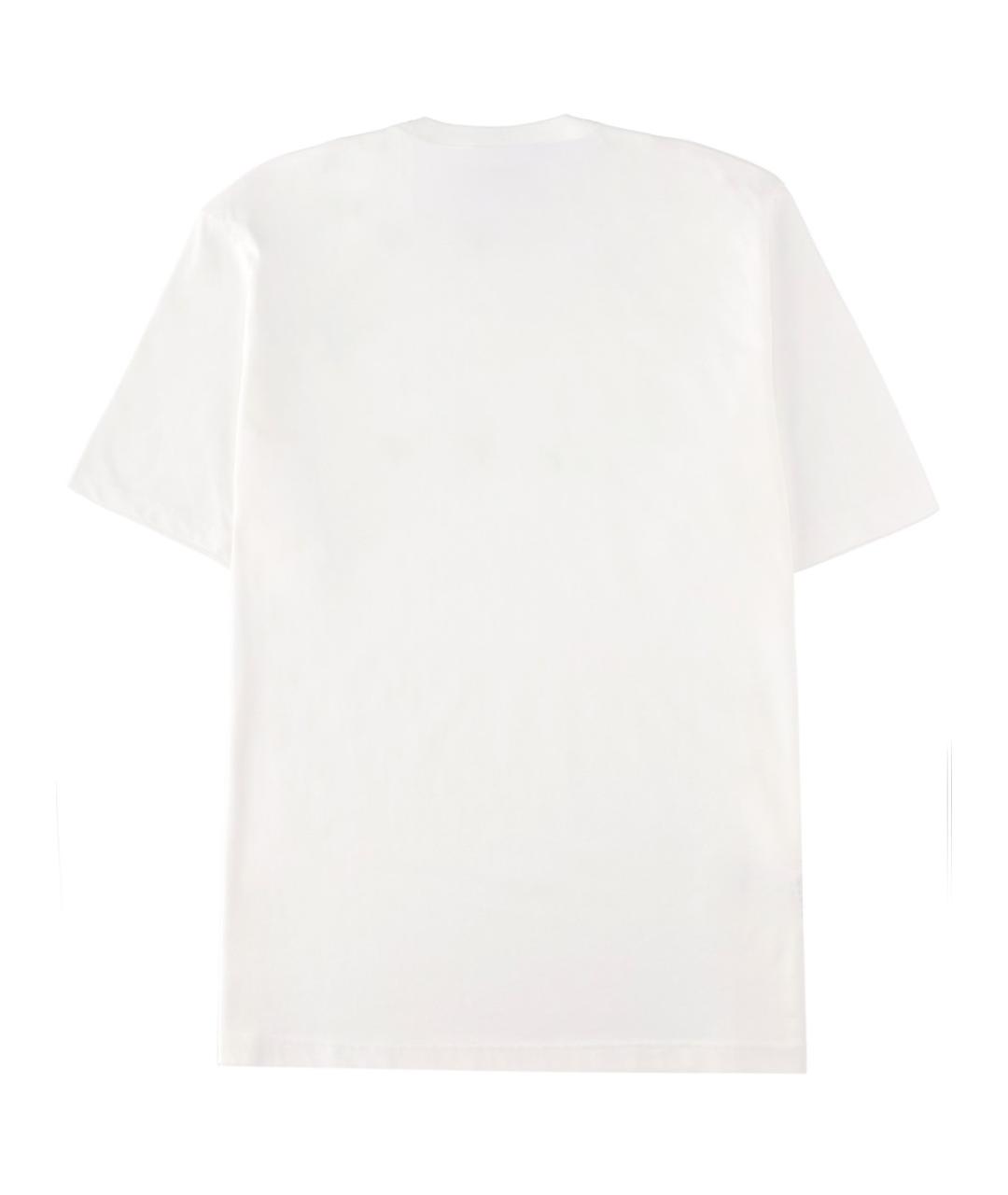 PS BY PAUL SMITH Белая хлопковая футболка, фото 2