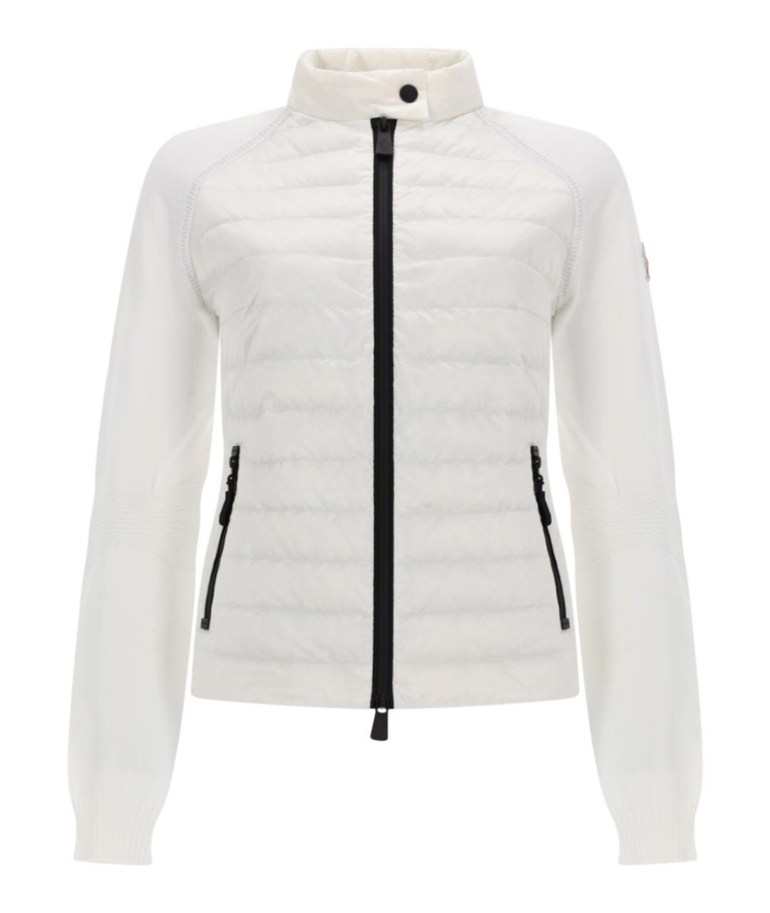 MONCLER GRENOBLE Белая полиамидовая куртка, фото 1