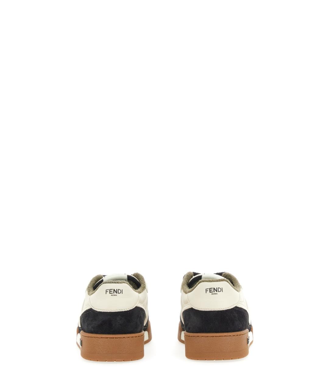 FENDI Мульти кожаные низкие кроссовки / кеды, фото 3