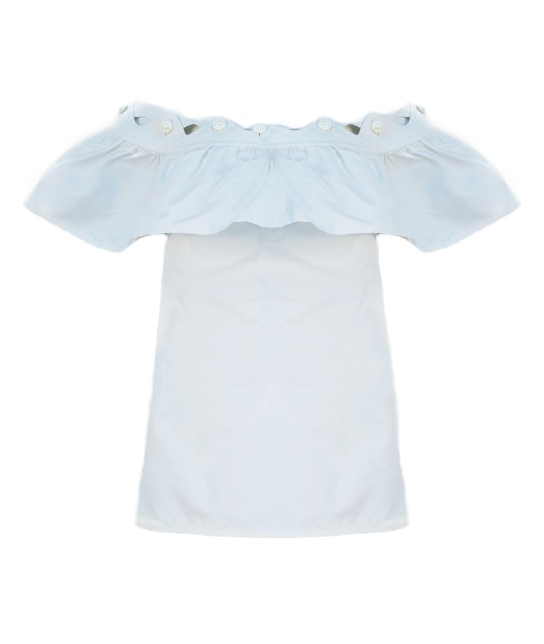 SAINT LAURENT Белый хлопковый костюм с юбками, фото 2