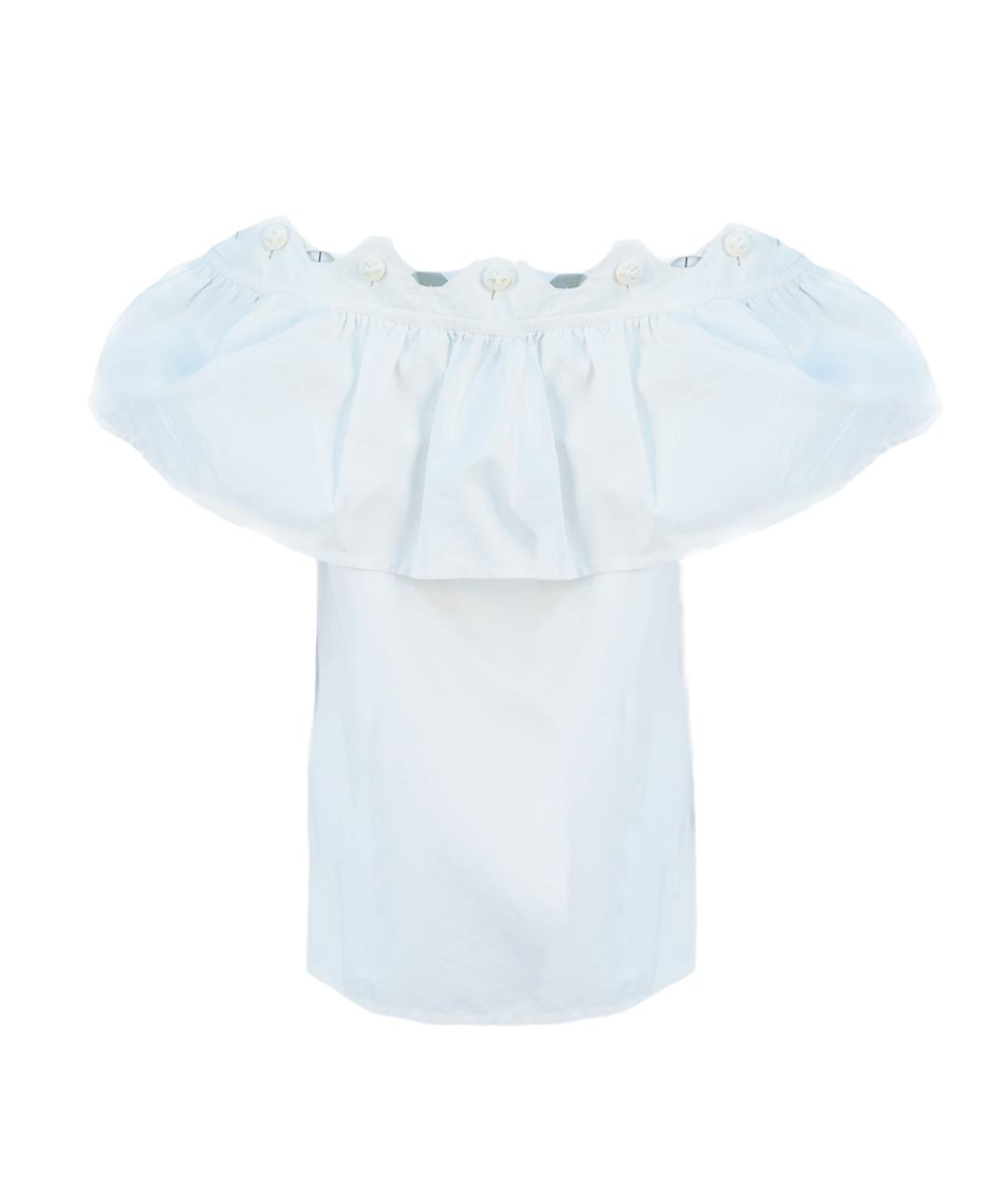 SAINT LAURENT Белый хлопковый костюм с юбками, фото 3