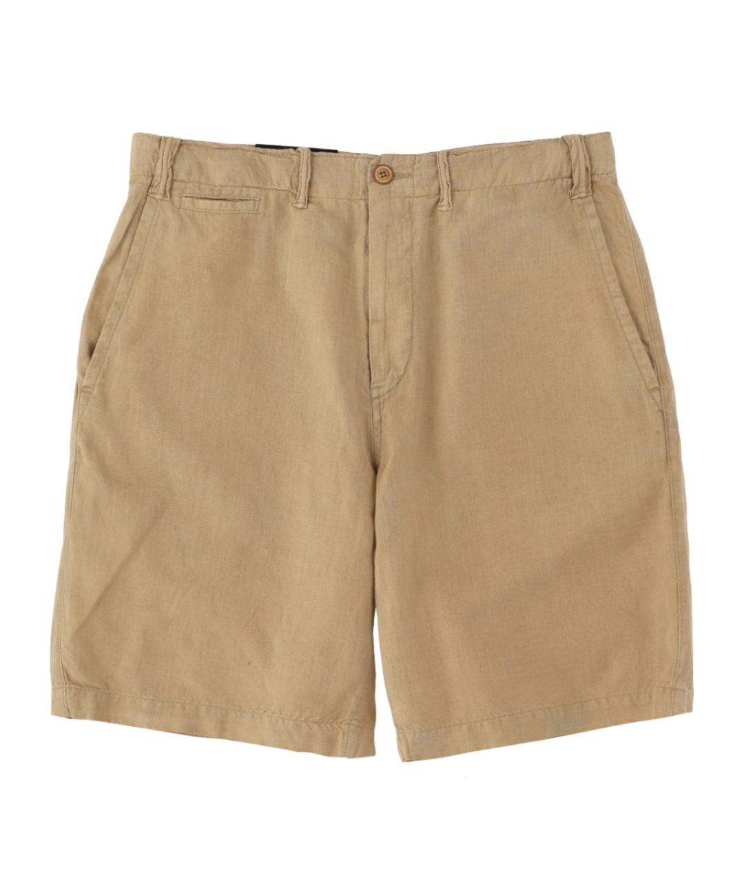 POLO RALPH LAUREN Бежевые льняные шорты, фото 1