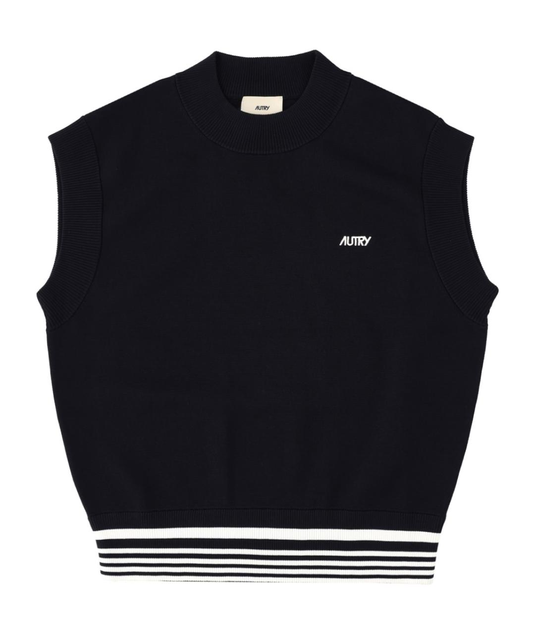 AUTRY Синяя вискозная жилетка, фото 1