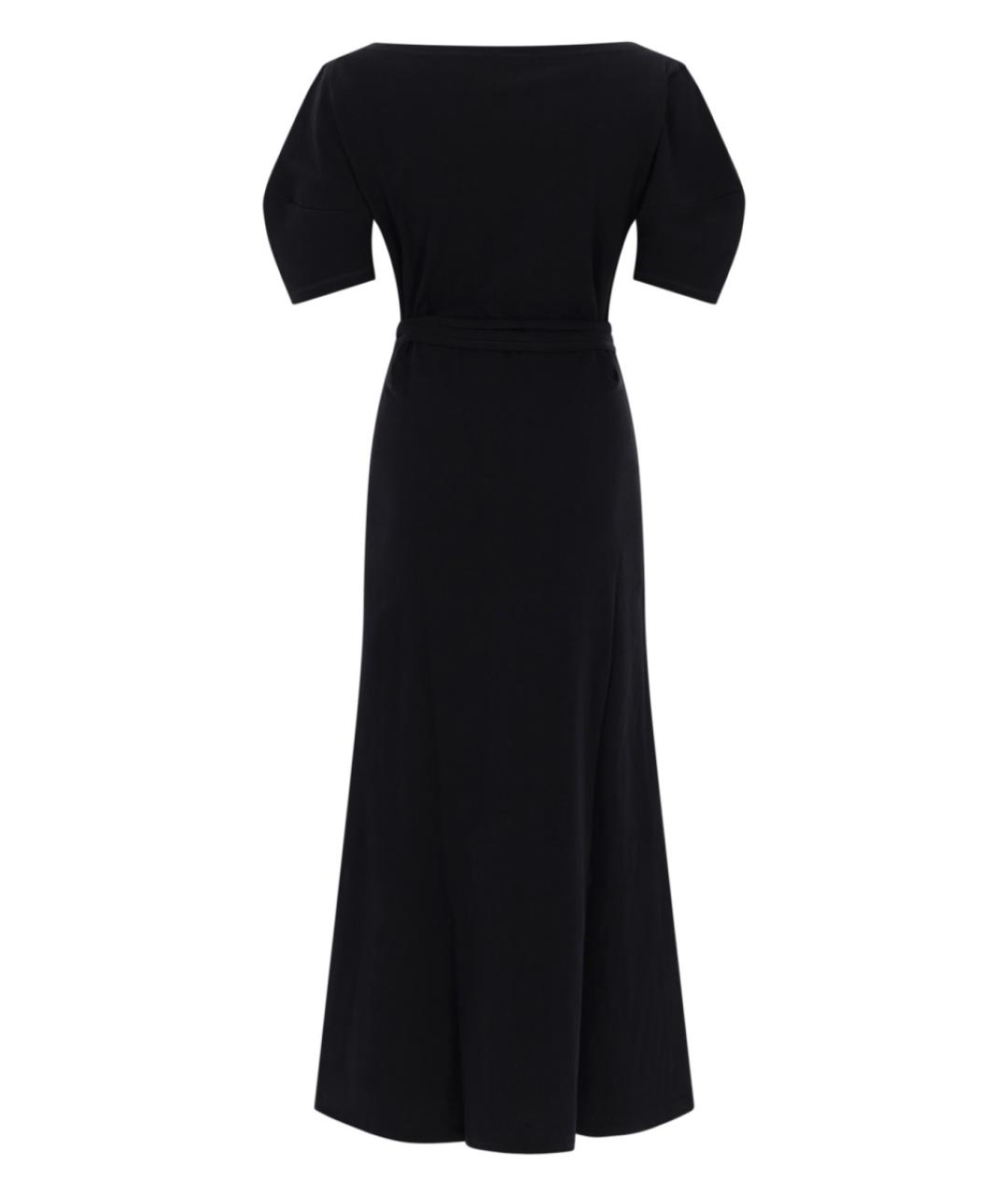 LEMAIRE Черное хлопковое повседневное платье, фото 2