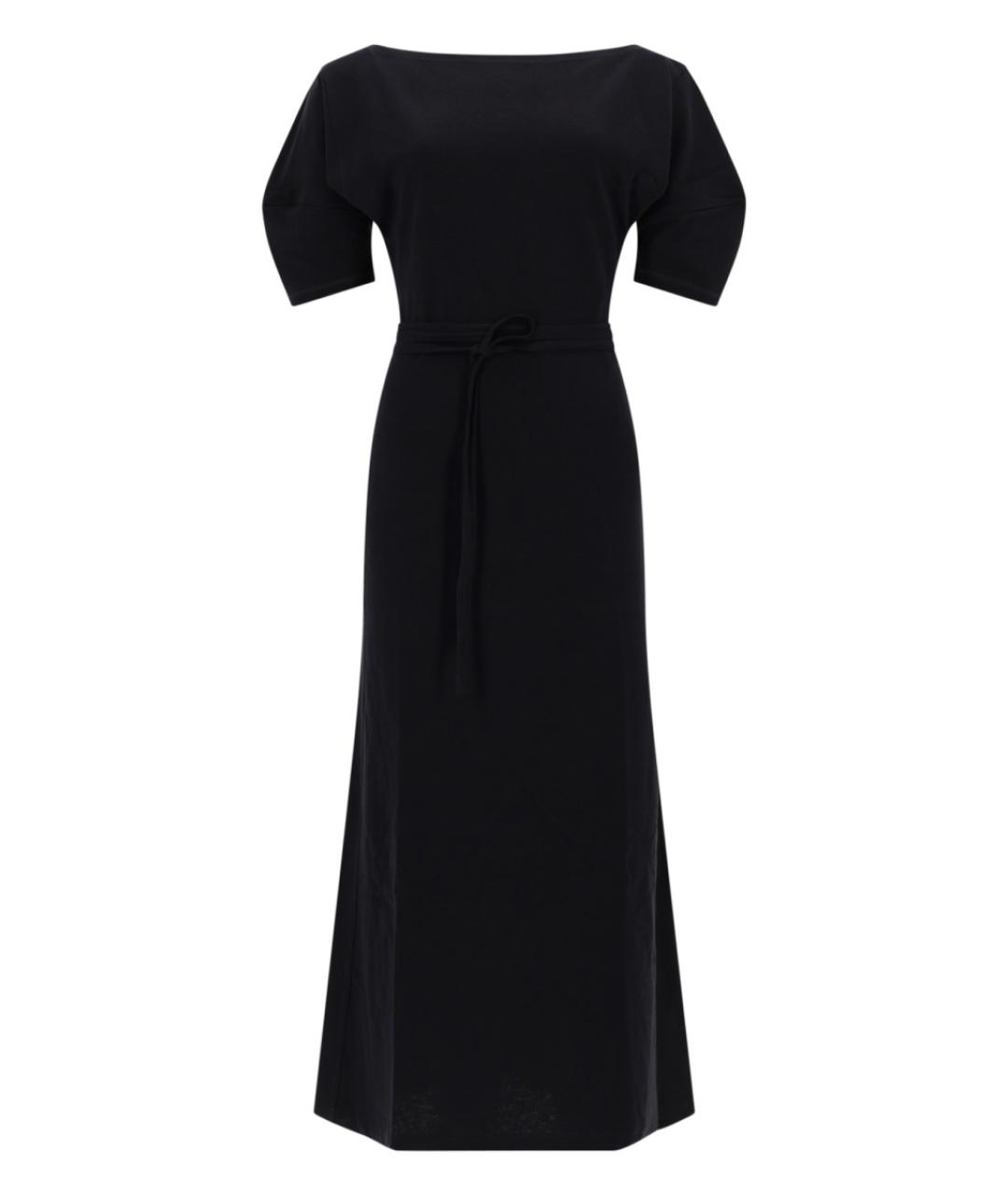 LEMAIRE Черное хлопковое повседневное платье, фото 1