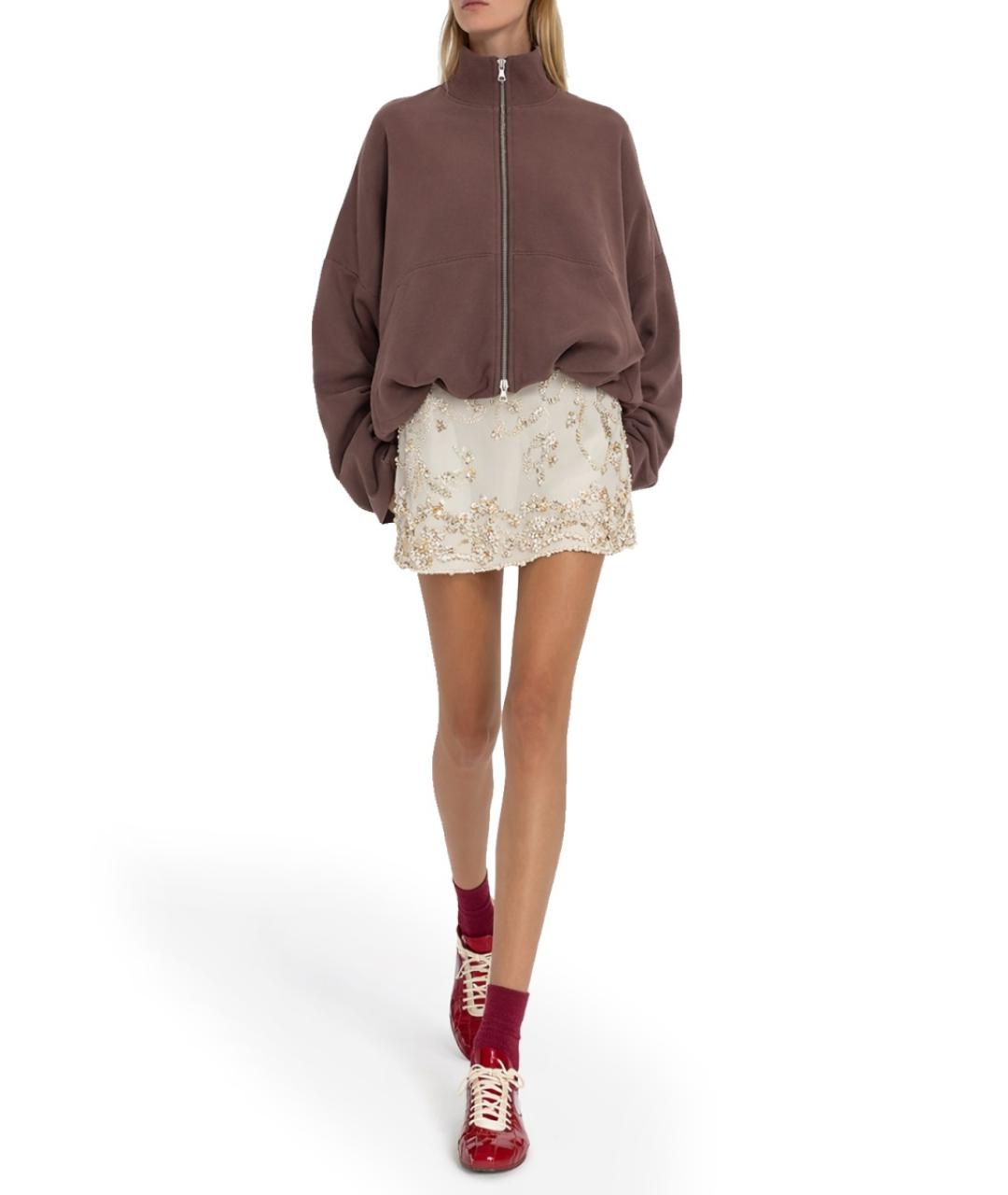 DRIES VAN NOTEN Коричневая хлопковая куртка, фото 2