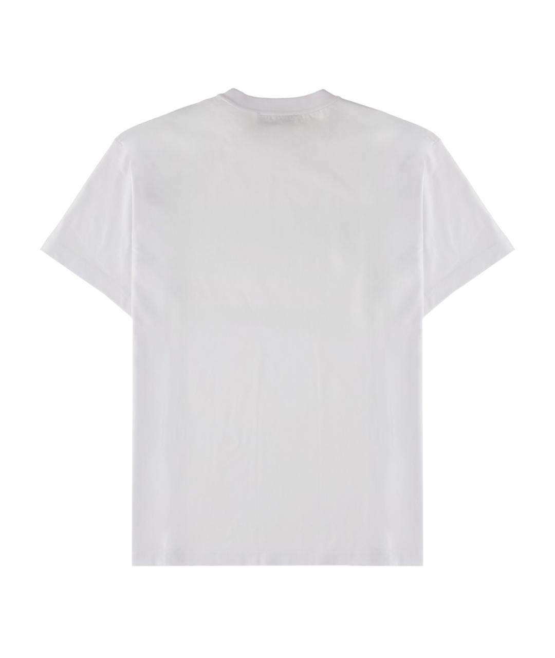 VERSACE JEANS COUTURE Белая хлопковая футболка, фото 2