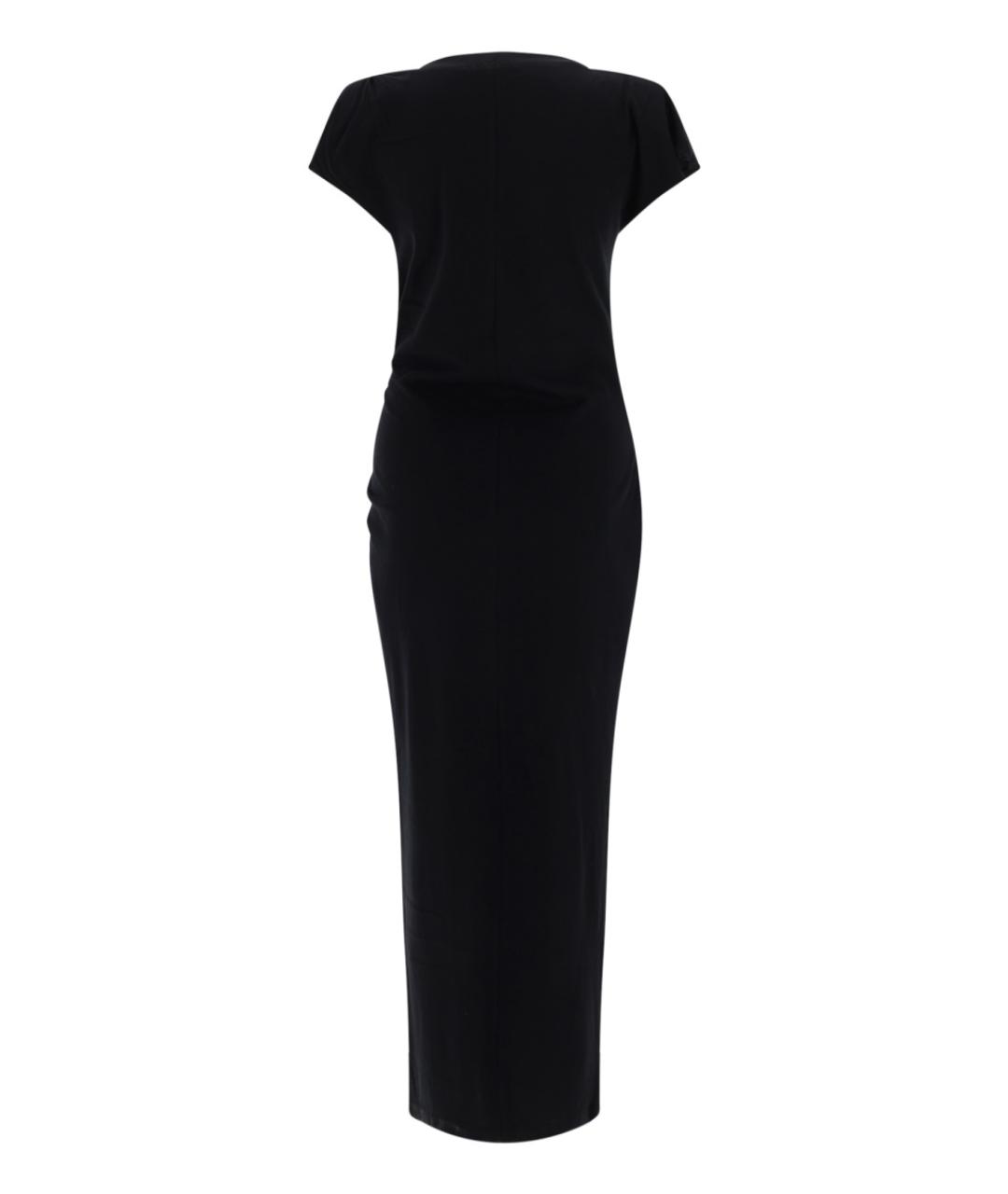 ISABEL MARANT Черное хлопковое вечернее платье, фото 2