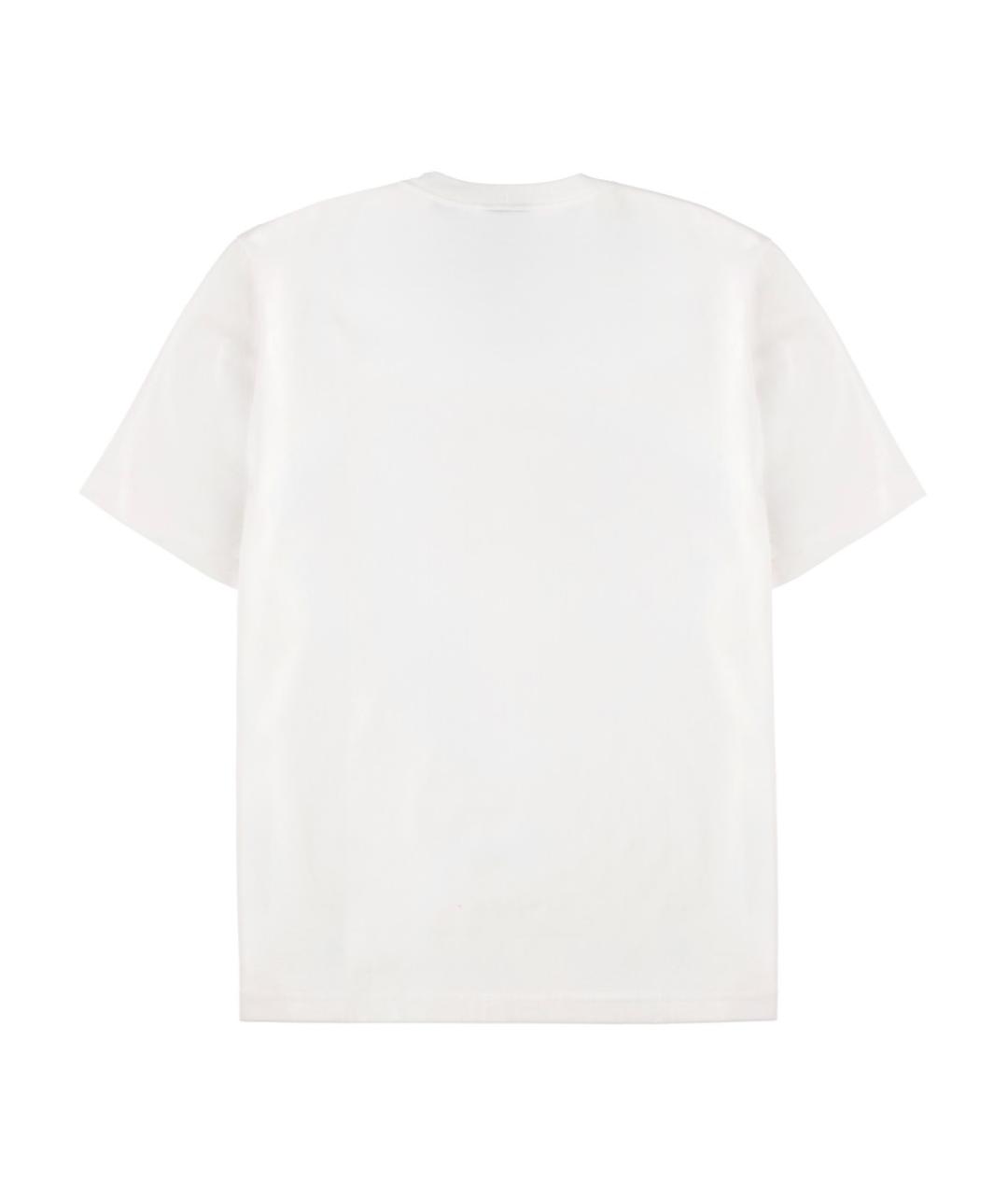 PS BY PAUL SMITH Белая хлопковая футболка, фото 2