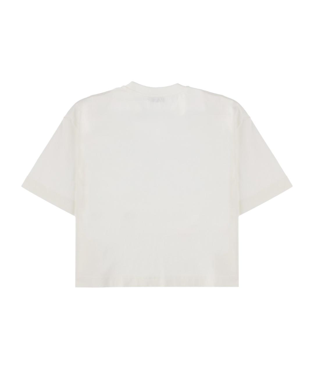 AUTRY Белая хлопковая футболка, фото 2