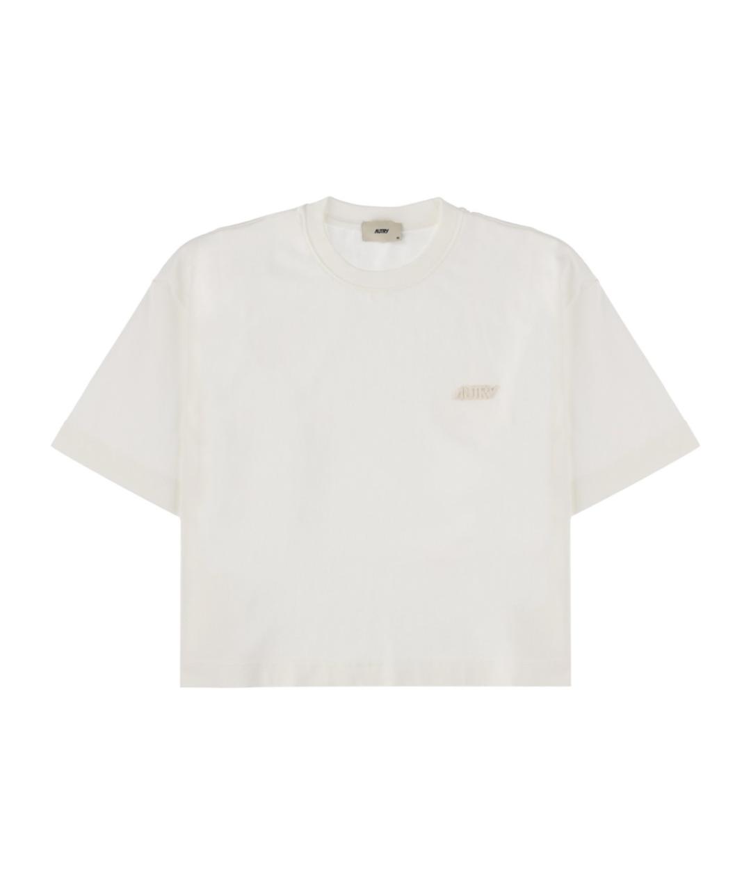 AUTRY Белая хлопковая футболка, фото 1