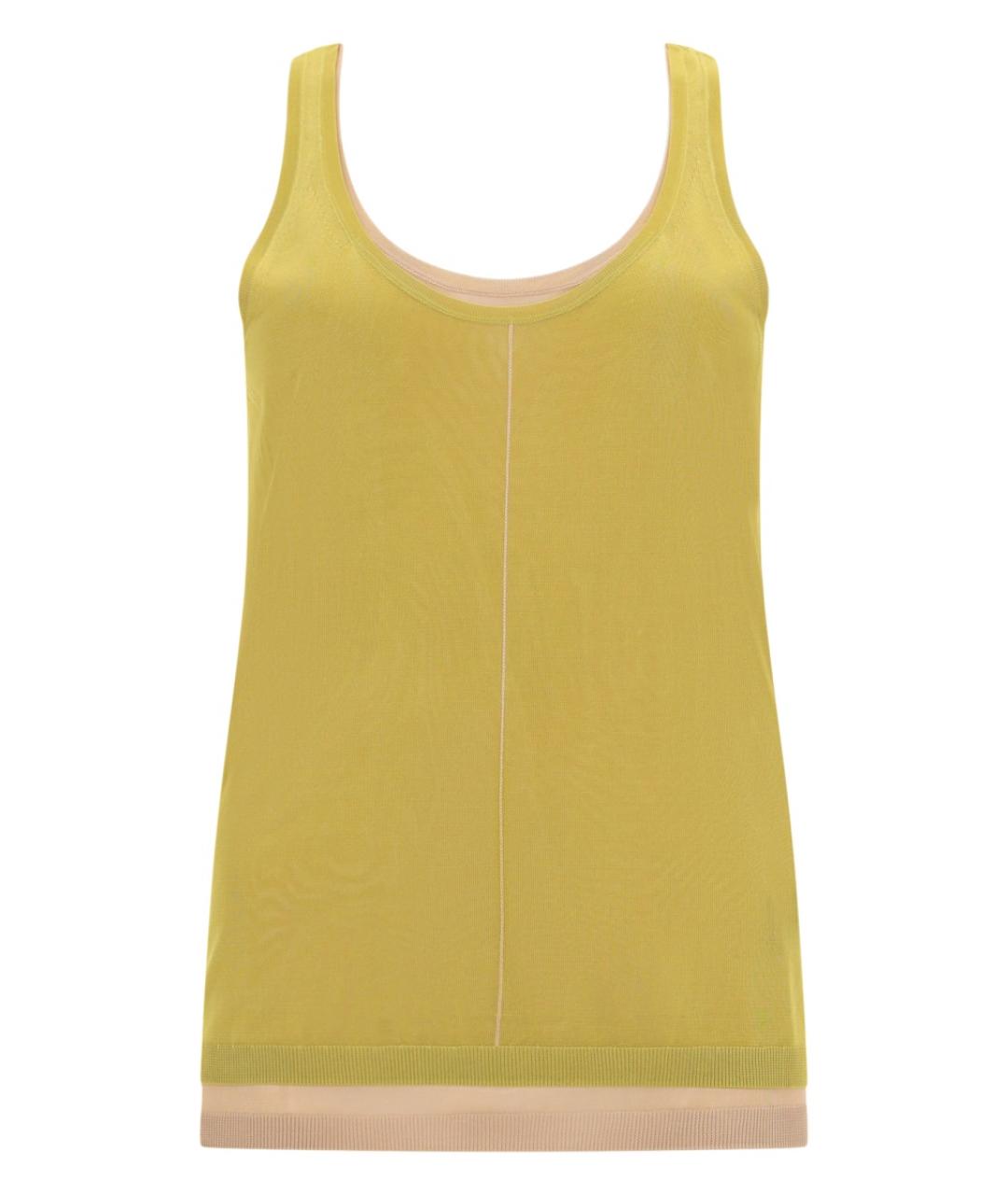 PAUL SMITH Желтая майка, фото 1