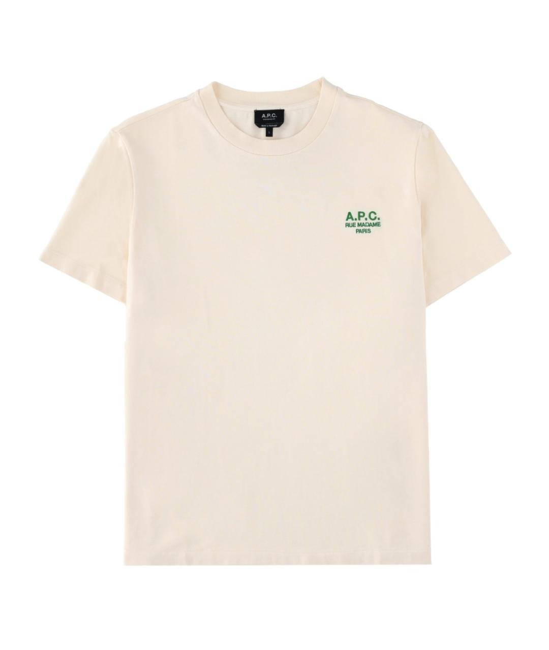 A.P.C. Хлопковая футболка, фото 1