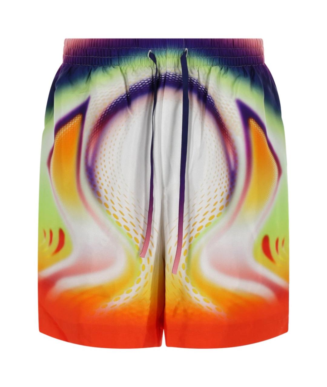 CASABLANCA Мульти шелковые шорты, фото 1