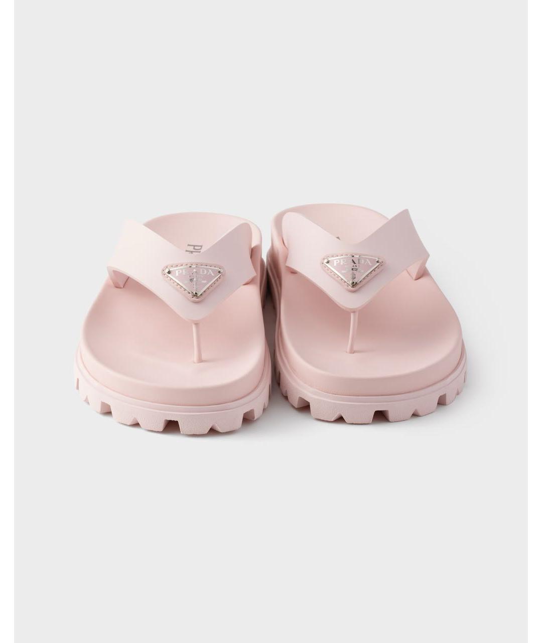 PRADA Розовые сандалии, фото 6