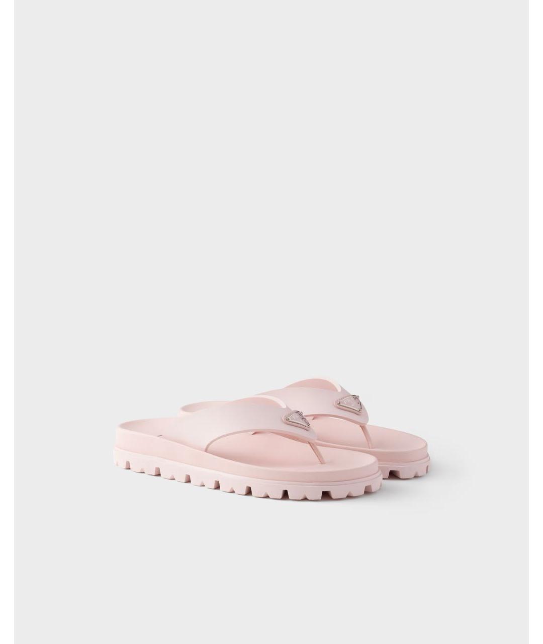 PRADA Розовые сандалии, фото 2