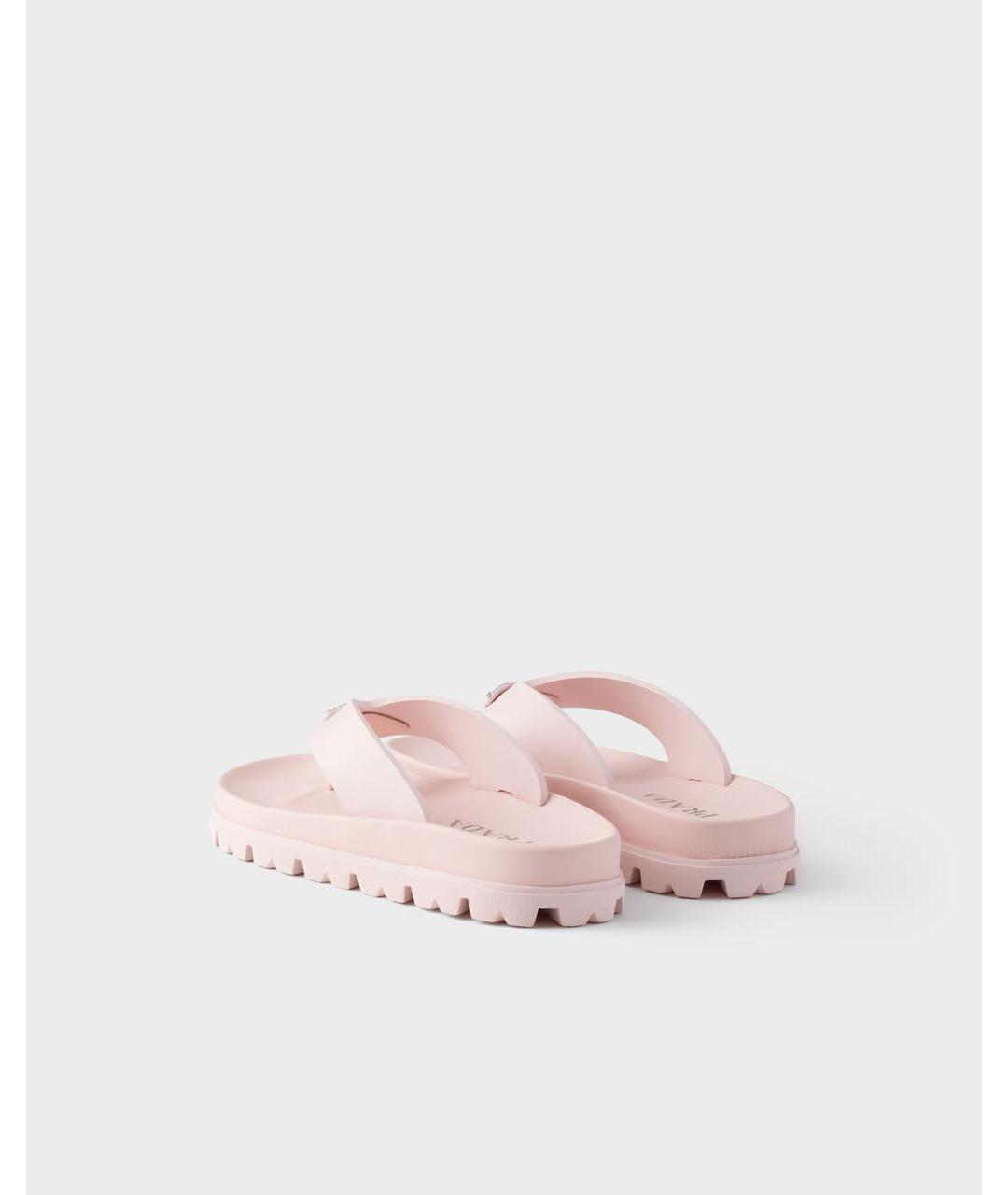 PRADA Розовые сандалии, фото 4