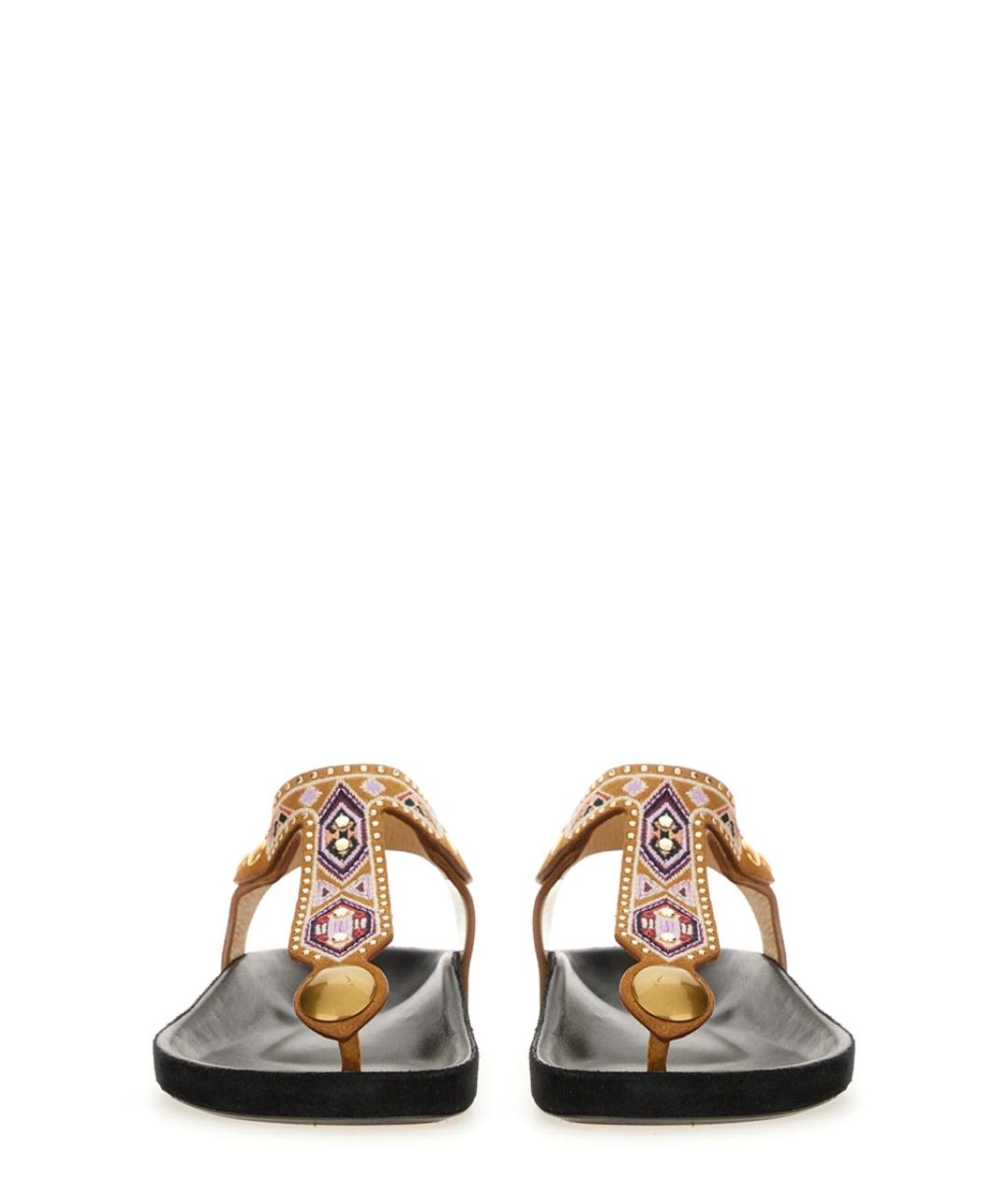 ISABEL MARANT Коричневые кожаные сандалии, фото 5